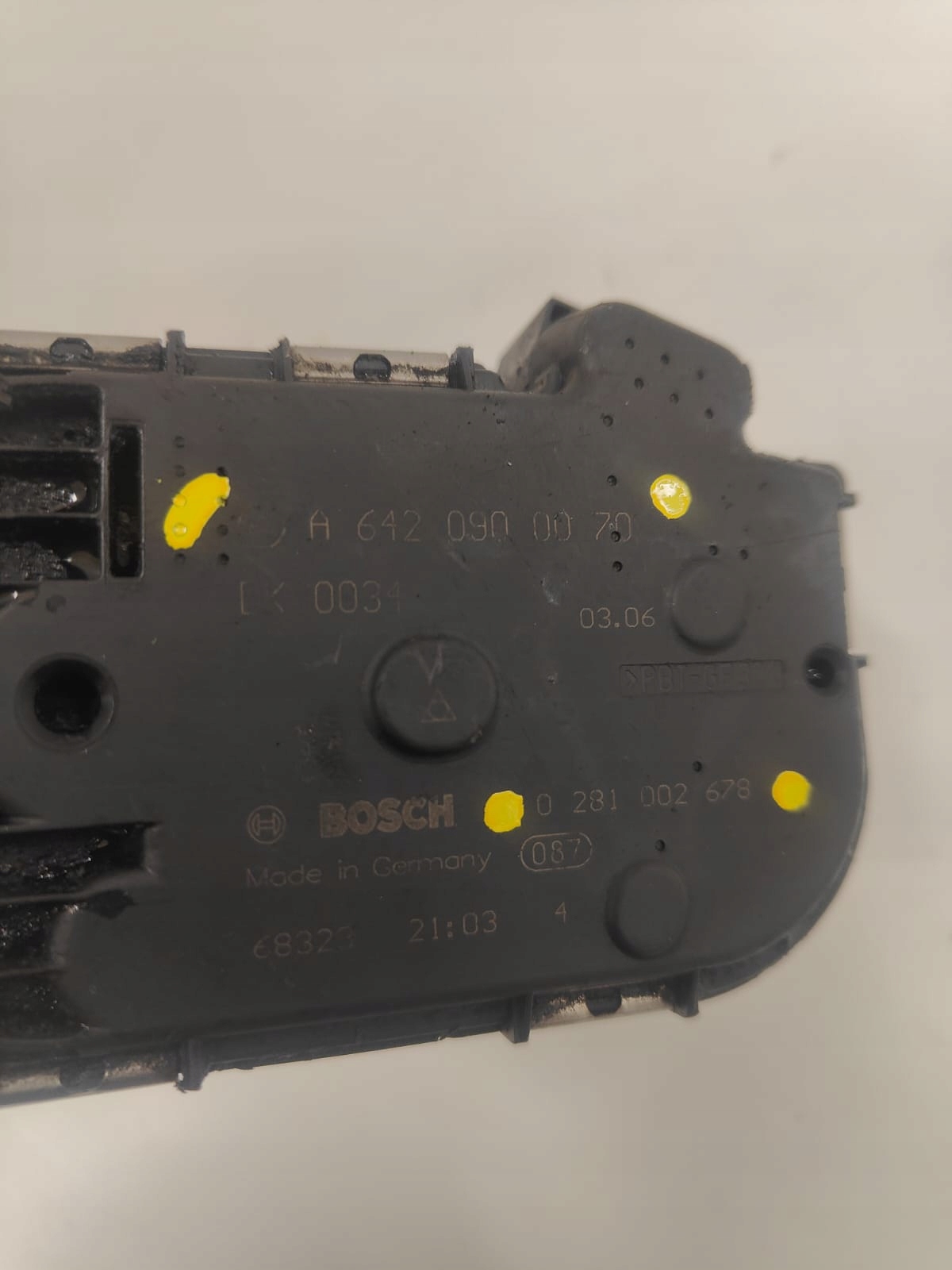 MERCEDES 3.0 cdi diesel w221 a6420900070 0281002678 SKRTIACA KLAPKA