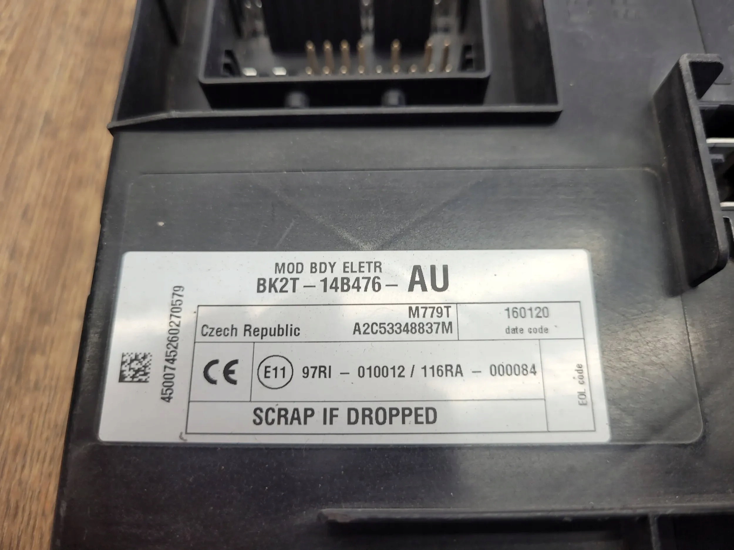 Ford Transit Custom bcm BK2T14B476AU MODULy KOMFORTU