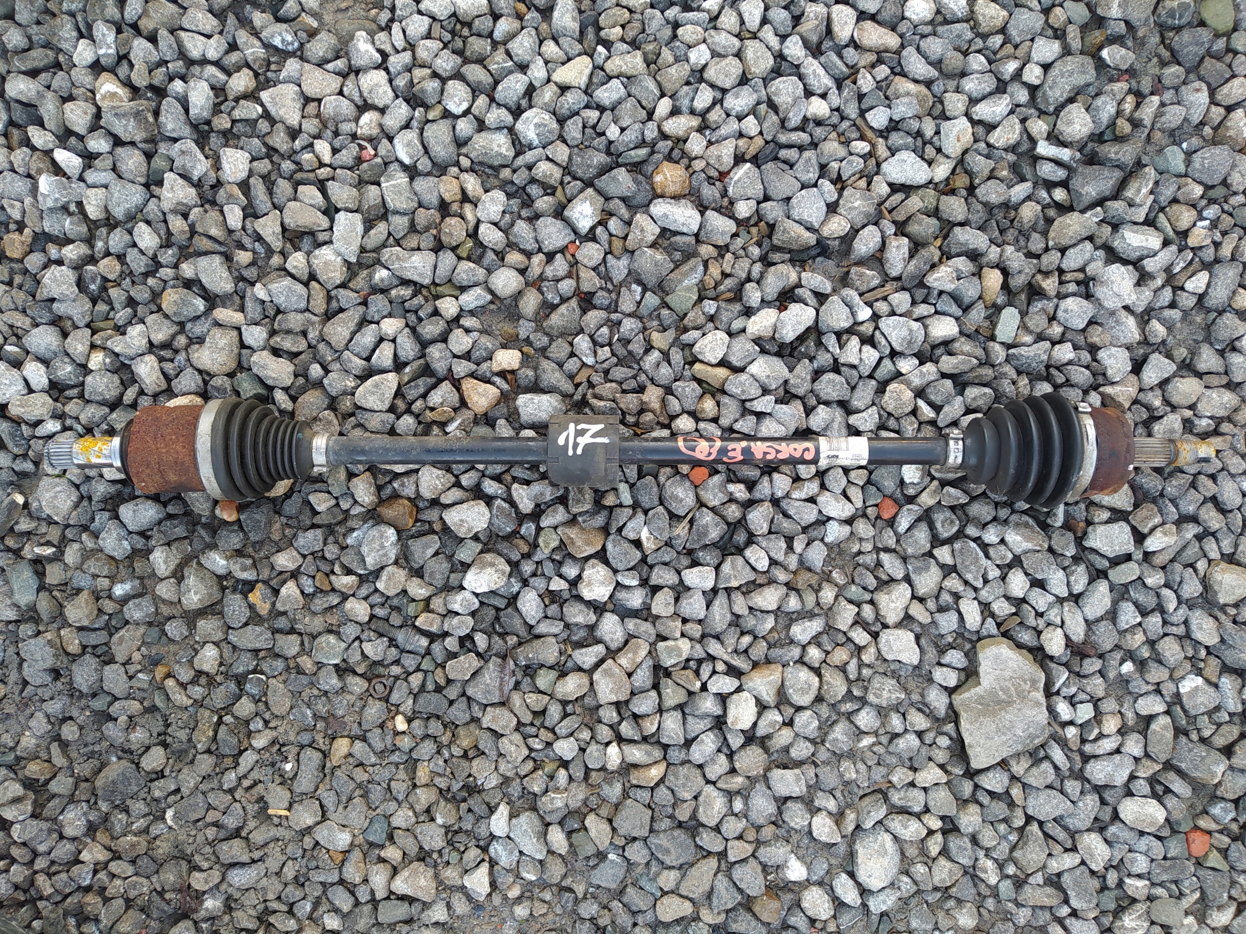 OPEL CORSA E 1.4 16V PRAVA PREDNA POLOOS 13149829