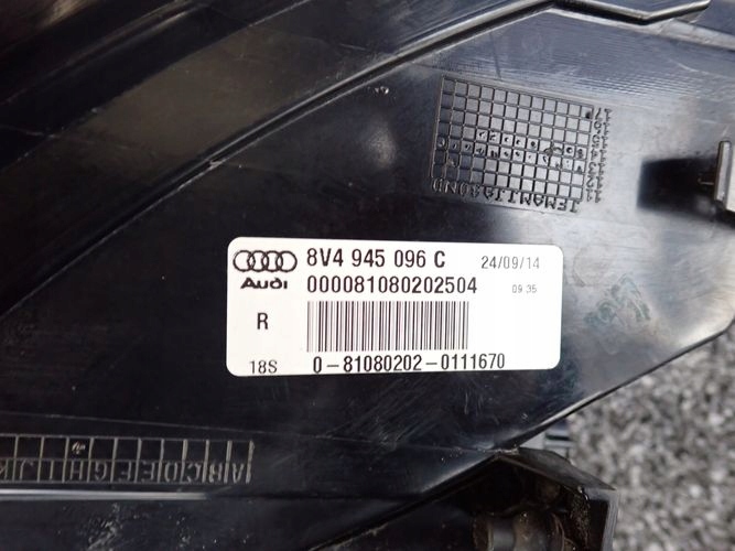AUDI A3 5d 12- PRAVE ZADNE SVETLO