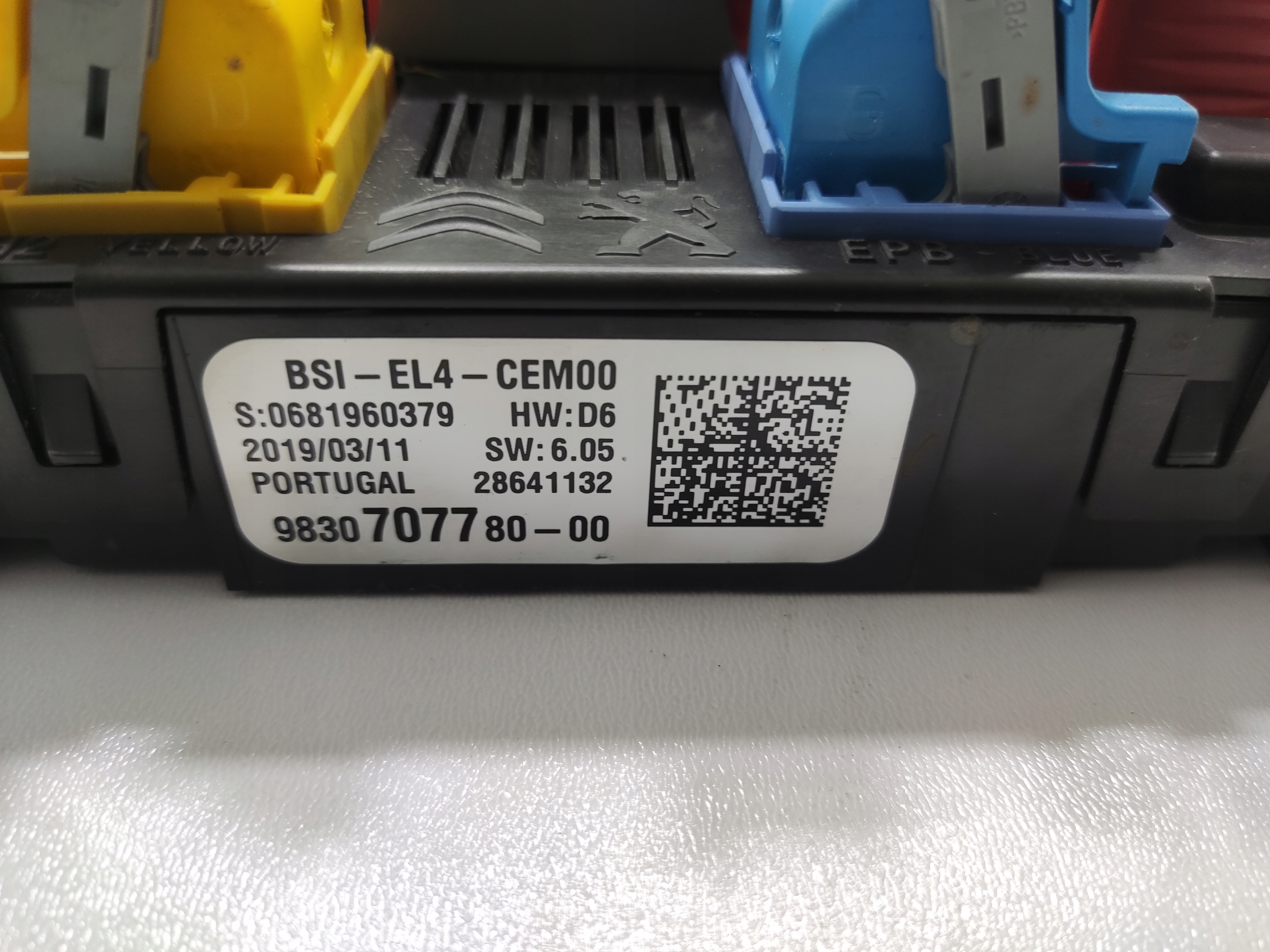 MODUL BSI POISTKOVA SKRINKA CITROEN DS3 DS 3 CROSSBACK 9830707780 19-