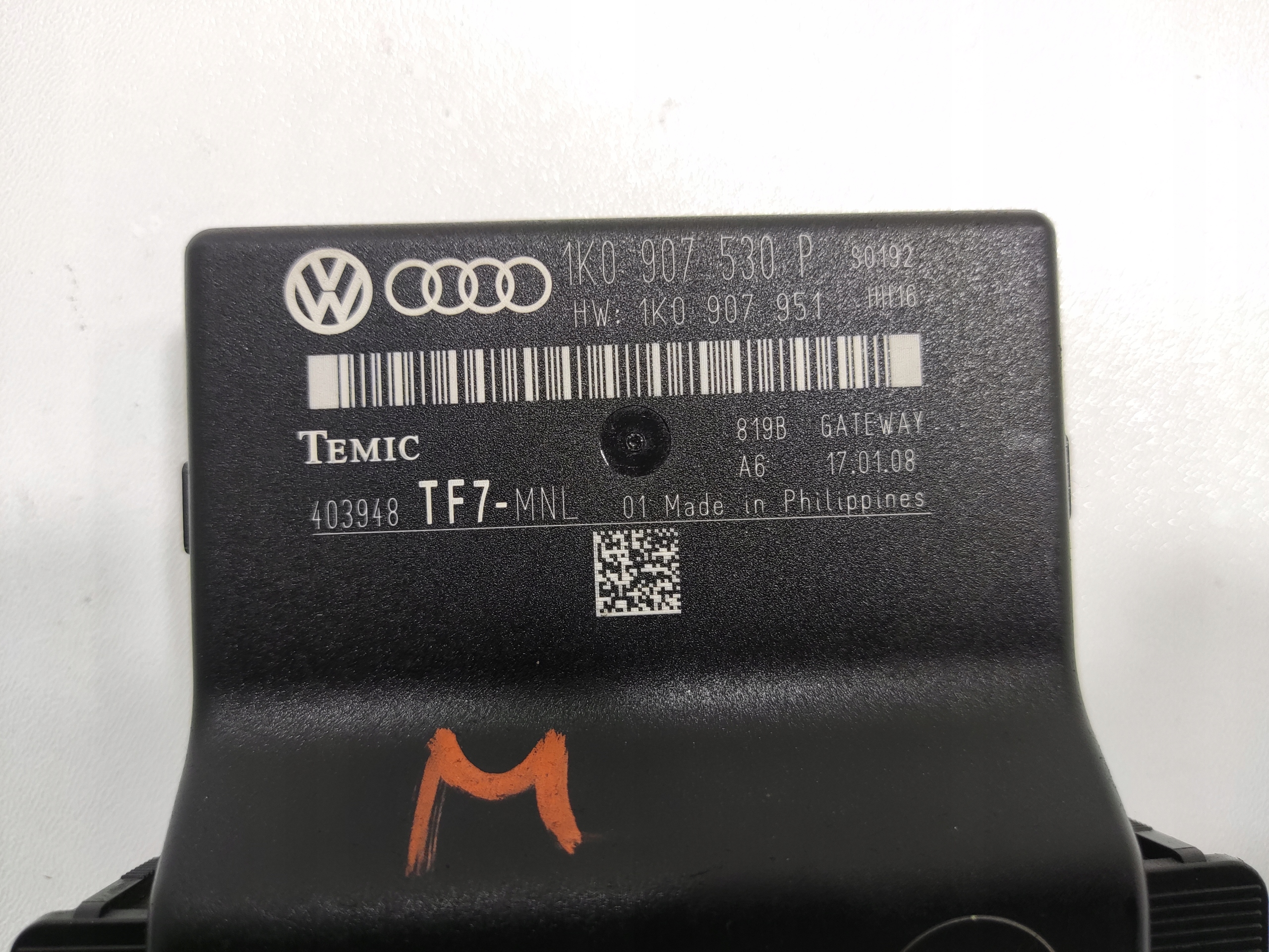 MODUL RIADIACA JEDNOTKA KOMFORTU GATEWAY AUDI A3 8P 1K0907530P 2005-2008 LIFT