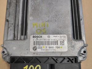MINI R56 1.6 D OE DDE7809794 0281014856 RIADIACA JEDNOTKA MOTORA ECU MINI R56 1.6 D OE DDE7809794 0281014856 RIADIACA JEDNOTKA MOTORA ECU