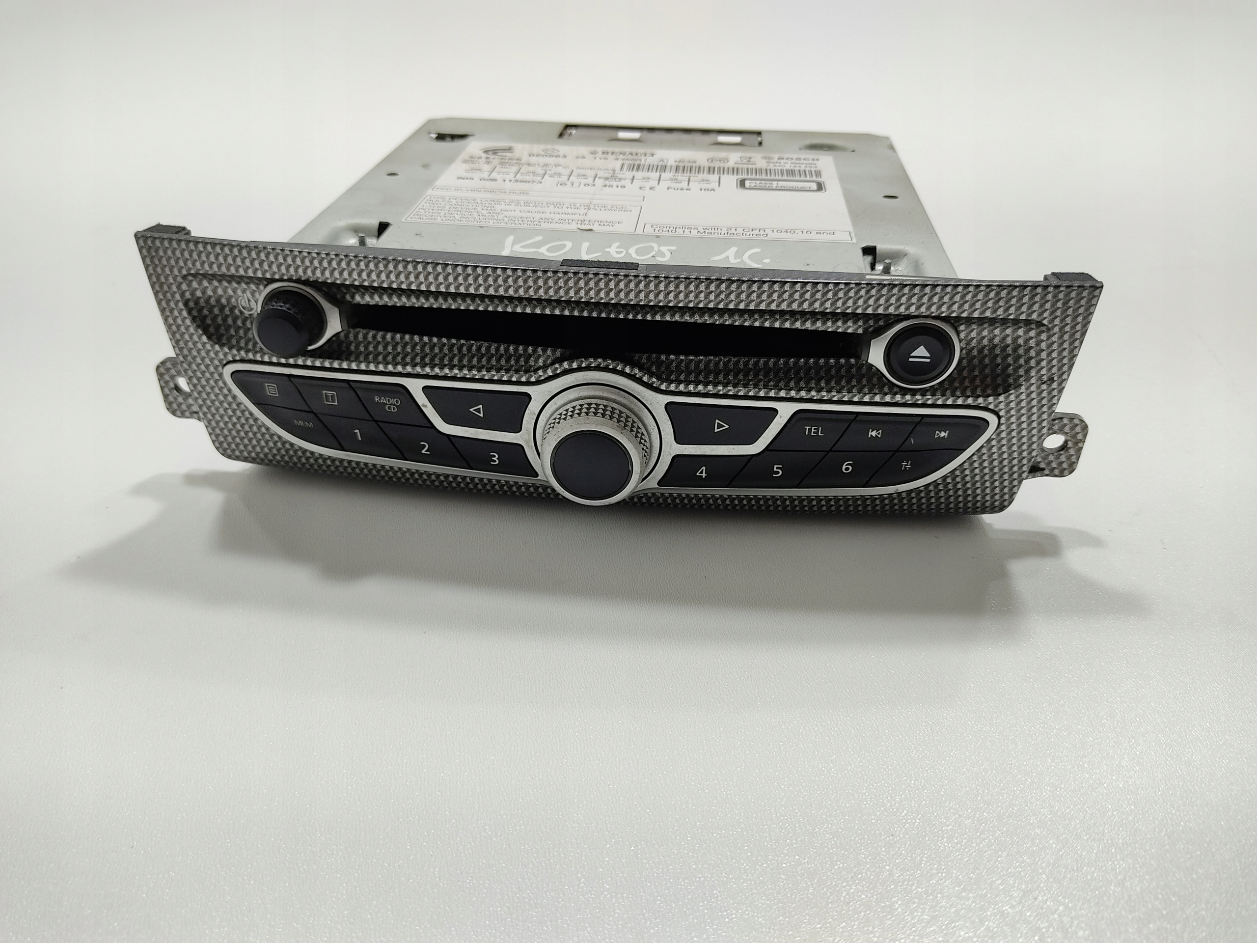 CD RADIO RENAULT KOLEOS I 281154366R 2008-2015 KOD
