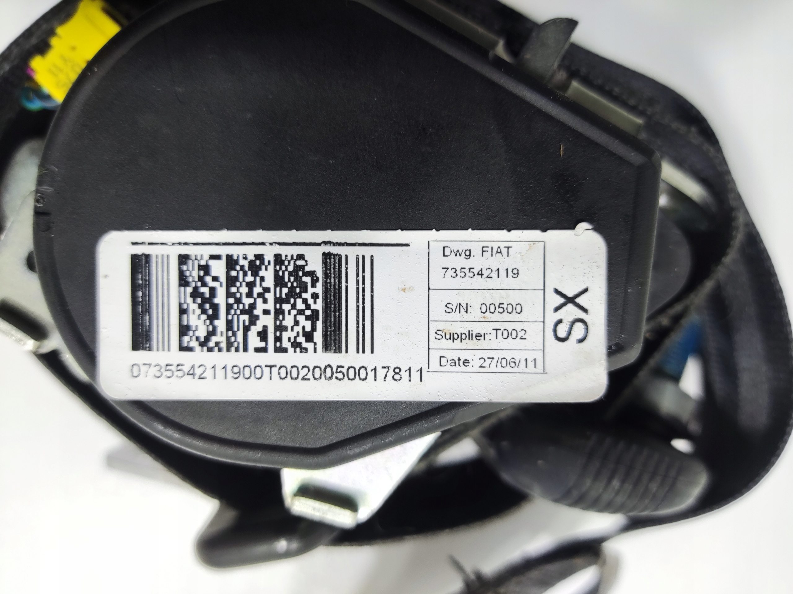 LAVY PREDNY BEZPECNOSTNY PAS FIAT QUBO NEMO BIPPER 735542119 07-