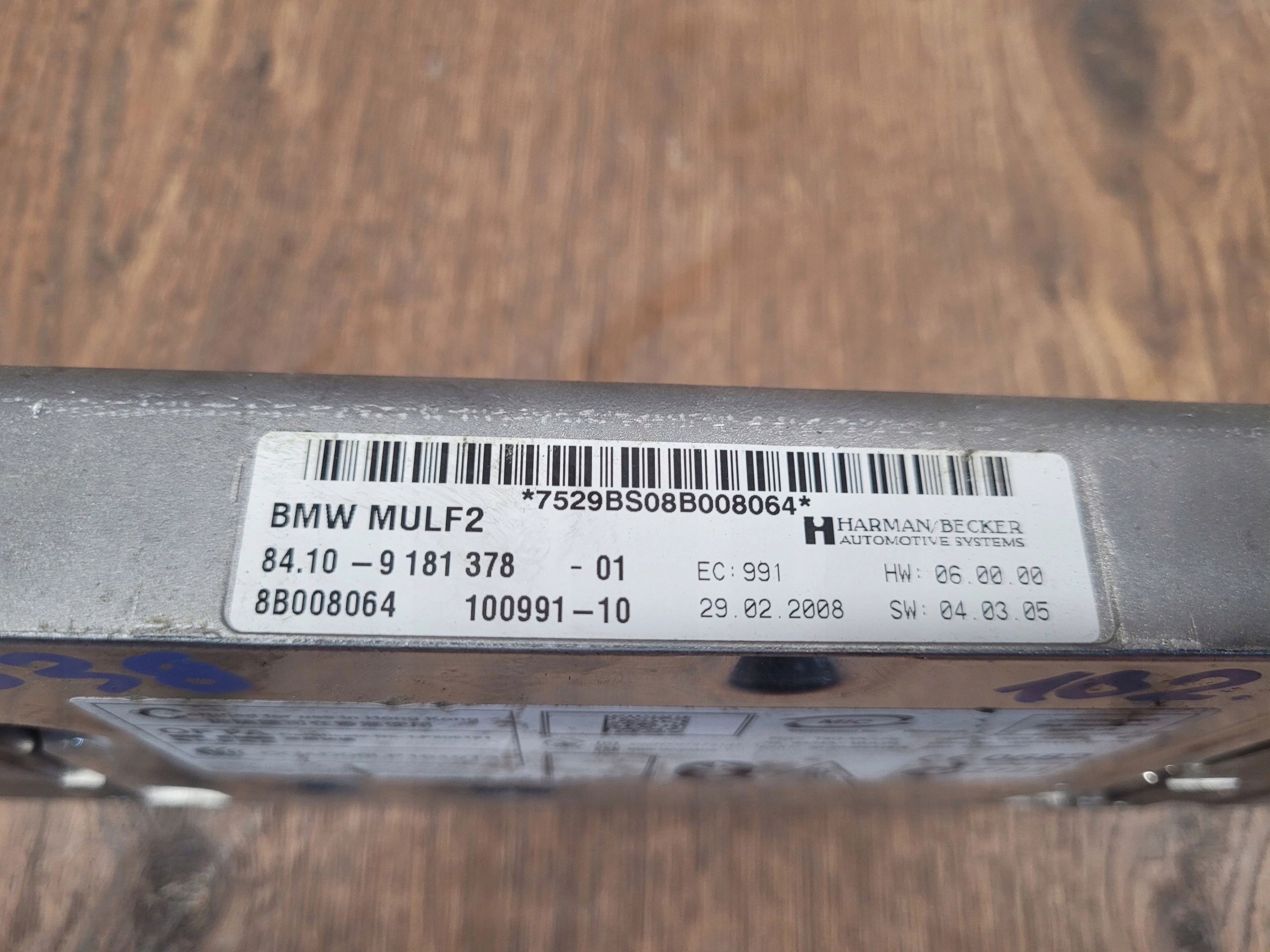 BMW E60 MINI MODUL RIADIACA JEDNOTKA BLUETOOHT MULF2 9181378