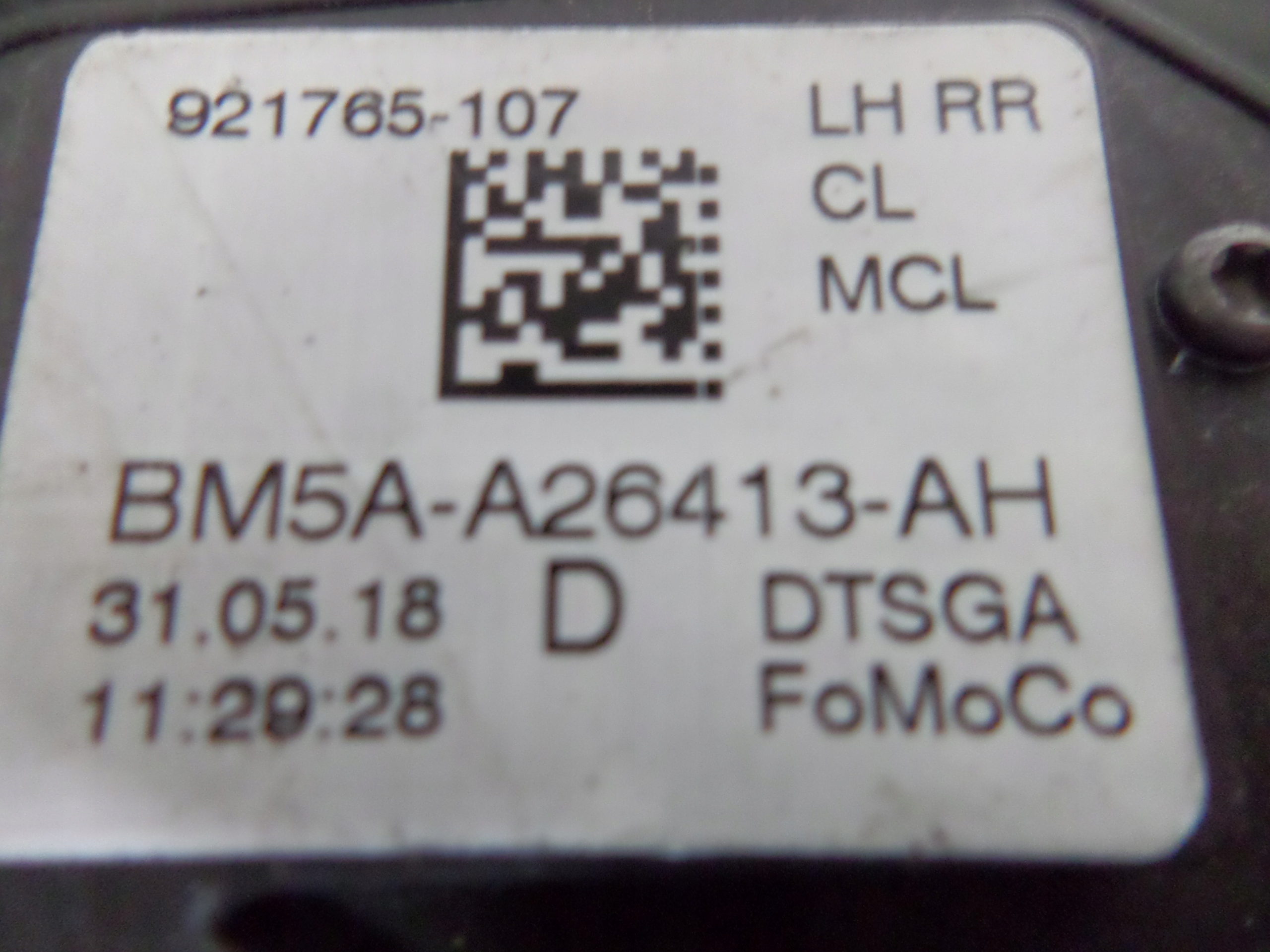 ZAMOK LAVYCH ZADNYCH DVERI FORD KUGA MK2 LIFT 16-