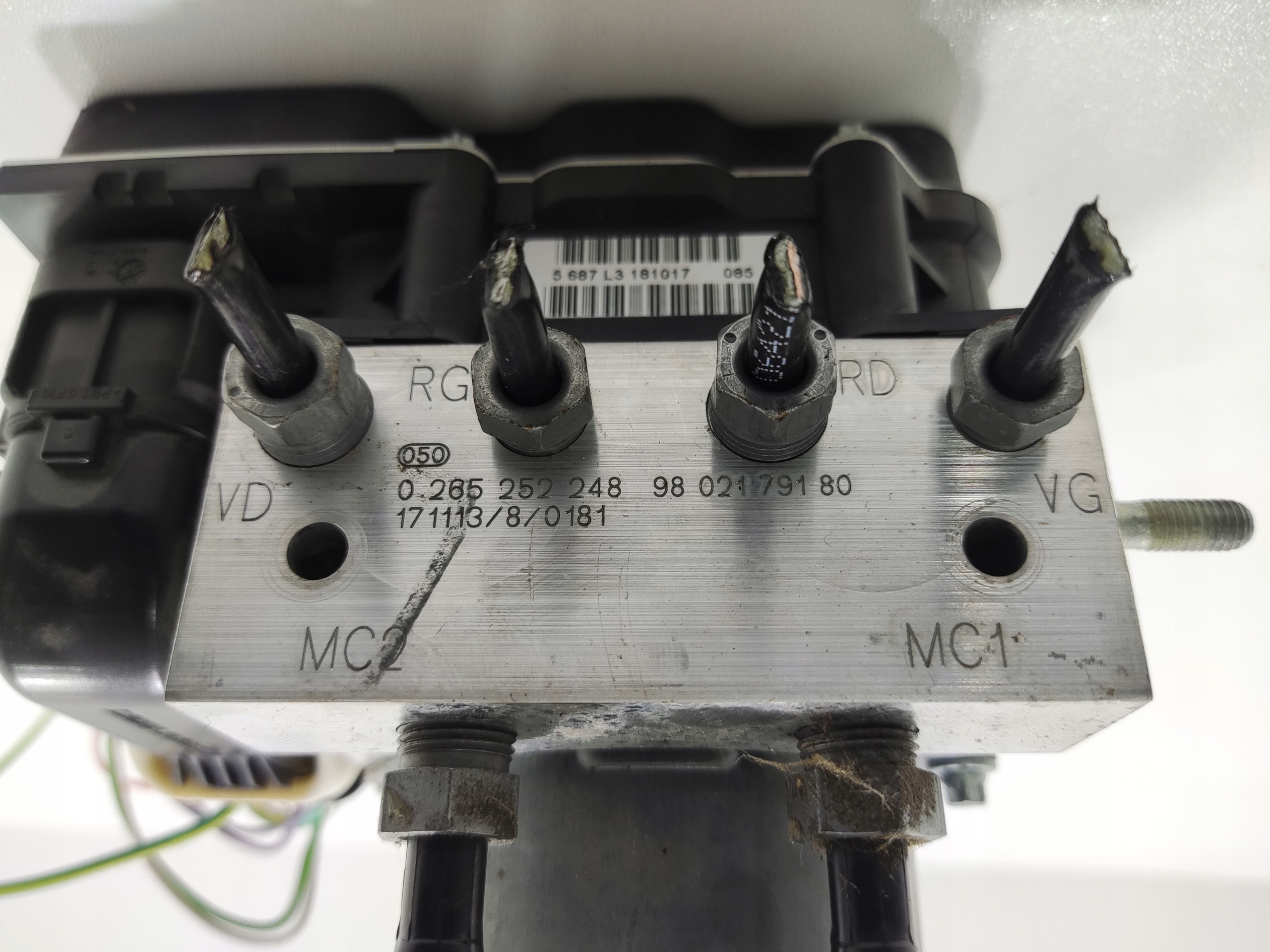 RIADIACA JEDNOTKA KOCKA ABS PARTNER BERLINGO III 0265252248 9802179180 0265951977