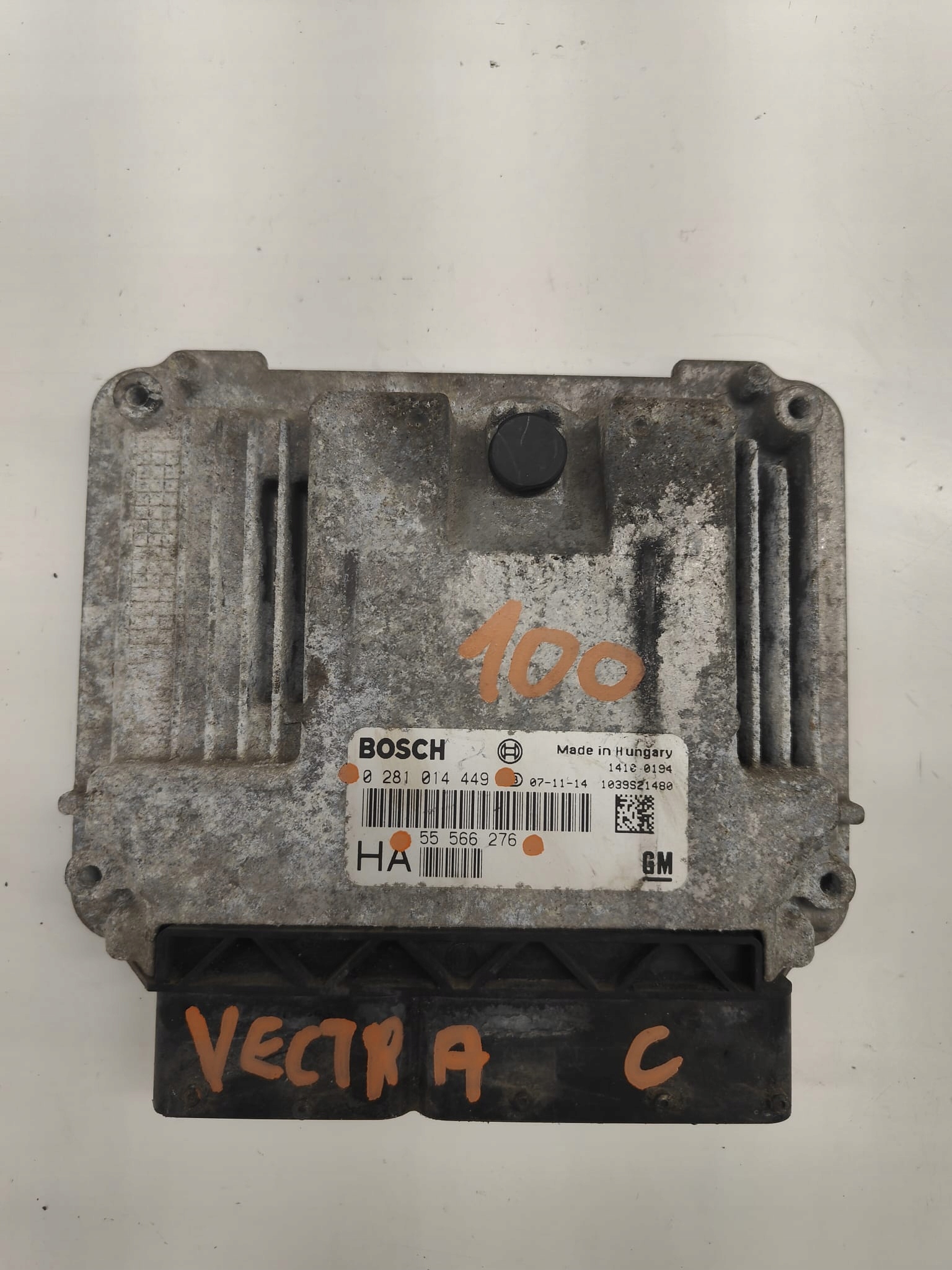 Opel vectra c 0281014449 55566276 HA RIADIACA JEDNOTKA MOTORA