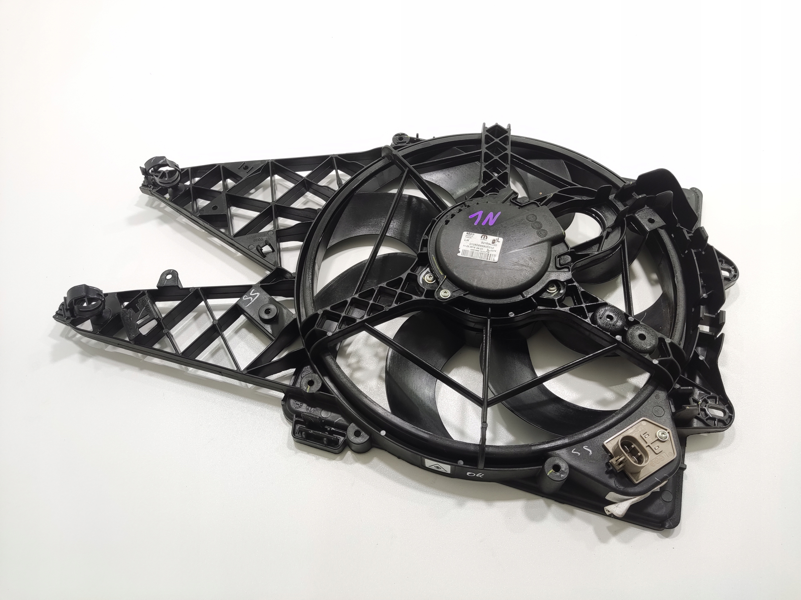 VENTILATOR CHLADICA FIAT DOBLO II 1.3 M-JET EURO 6 00521017600 17-