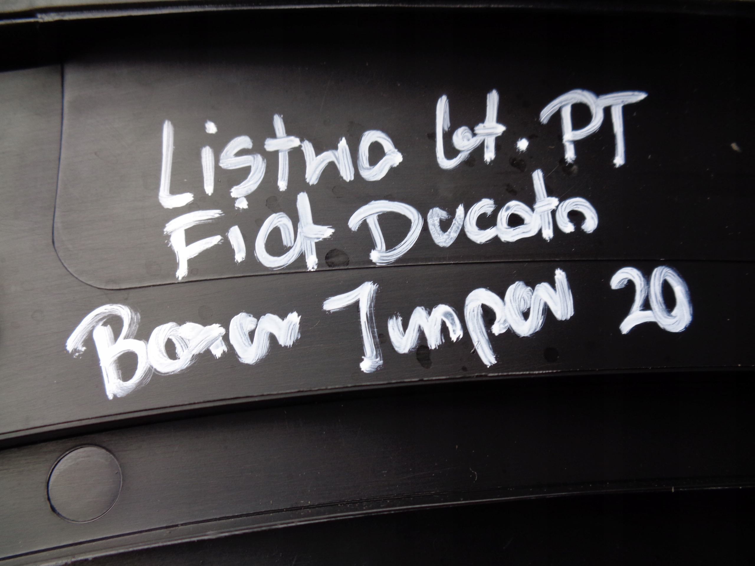 LIŠTA PRAVÉHO ZADNÉHO BLATNÍKA FIAT DUCATO BOXER JUMPER 20-
