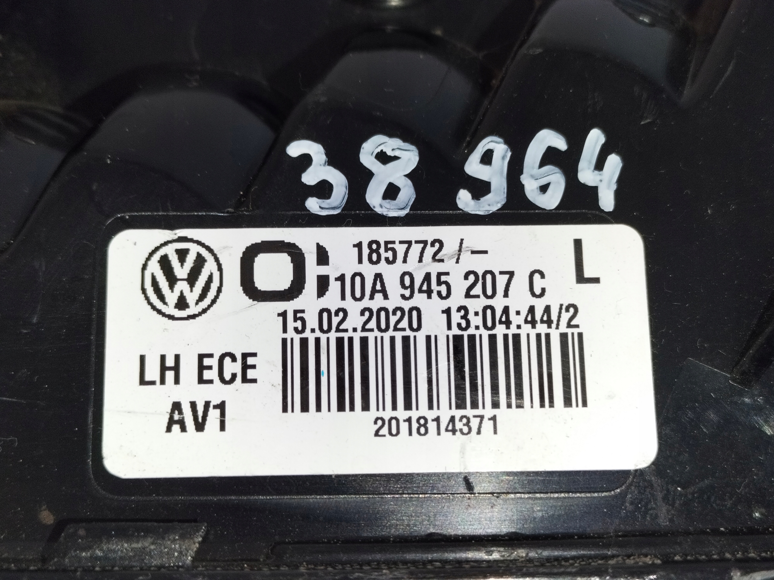 LAVE ZADNE SVETLO VW ID3 ID.3 19-23 LED