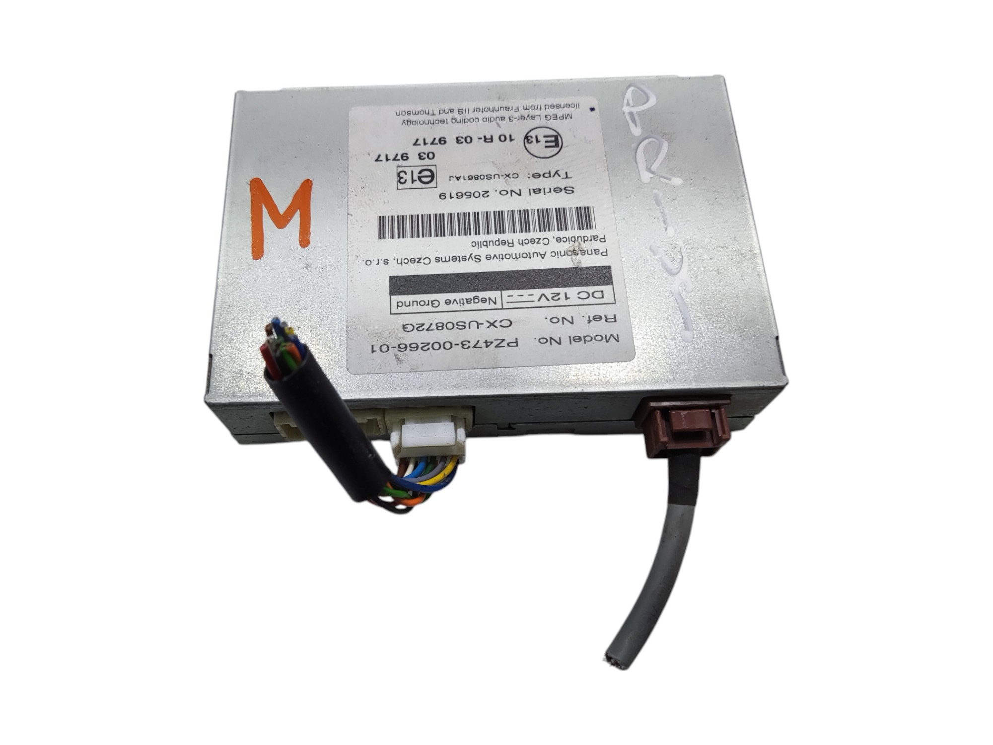 MODUL RIADIACA JEDNOTKA USB TOYOTA PRIUS III 2009-2015 PZ473-00266-01
