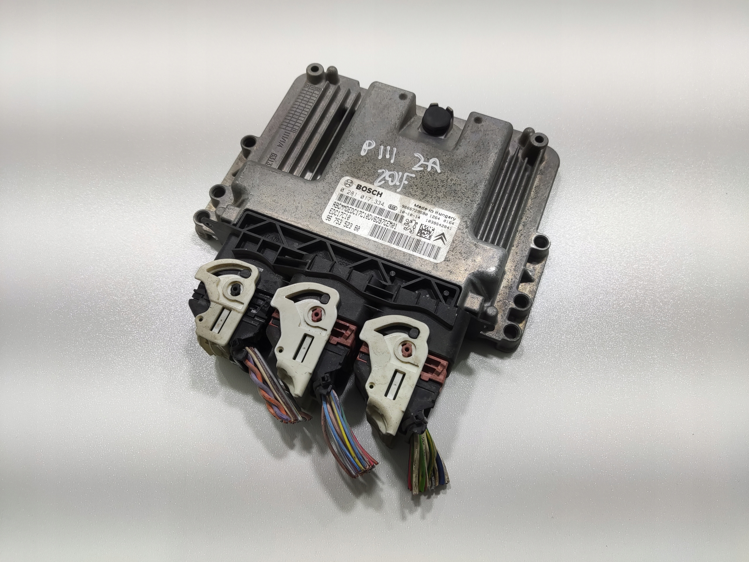 RIADIACA JEDNOTKA MOTORA PARTNER BERLINGO III 1.6 HDI 9675352380 0281017334 2012-18