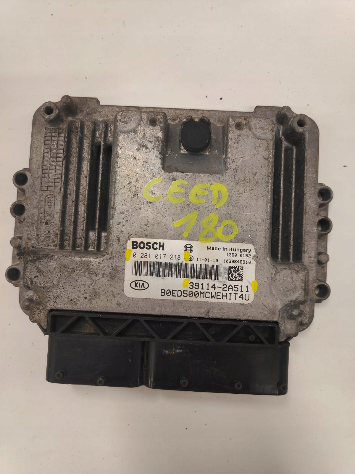 Kia ceed 39114-2A511 0281017218 RIADIACA JEDNOTKA MOTORA