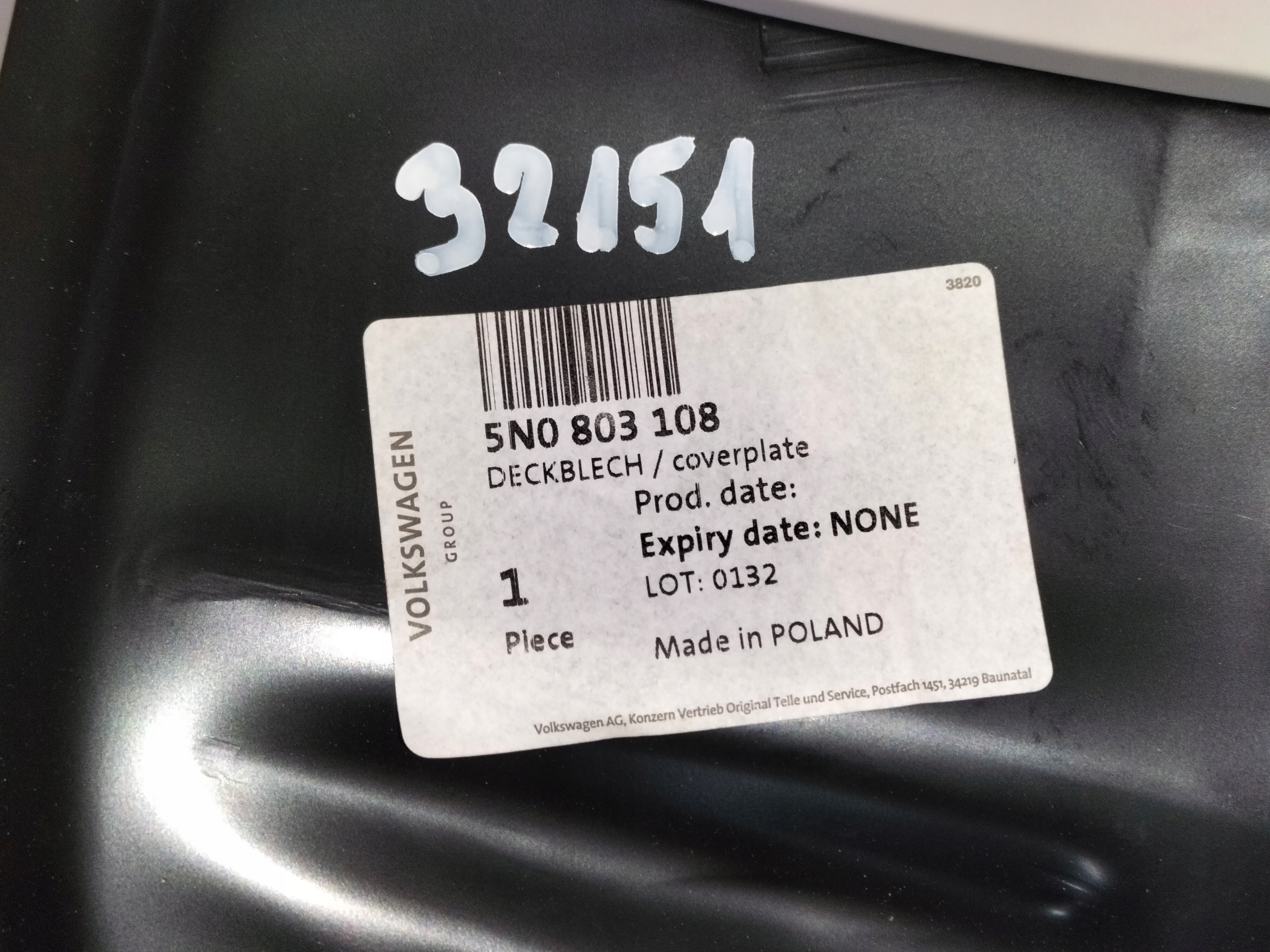 VYSTUŽENIE PRAVÉHO PREDNÉHO NOSNÍKA VW TIGUAN I 07-16