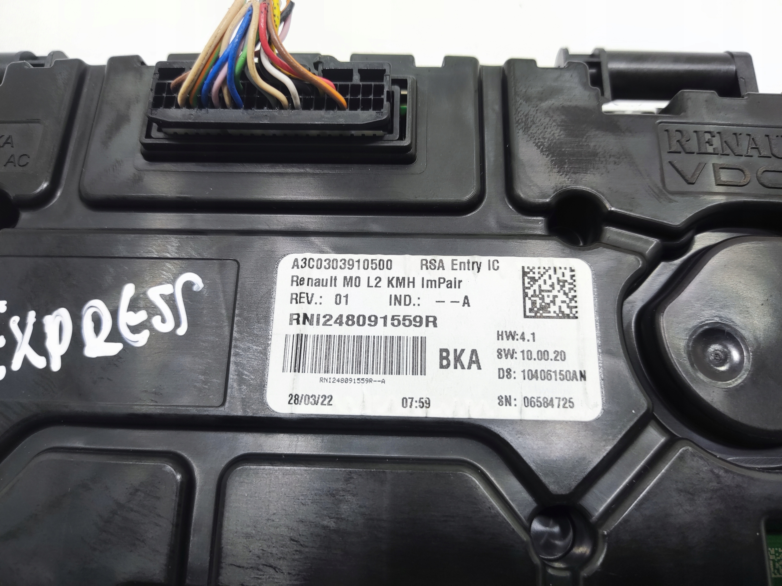 TACHOMETER BUDIKY RENAULT EXPRESS II 1.5 BLUE DCI 248091559R 2021-2024 EUROPA