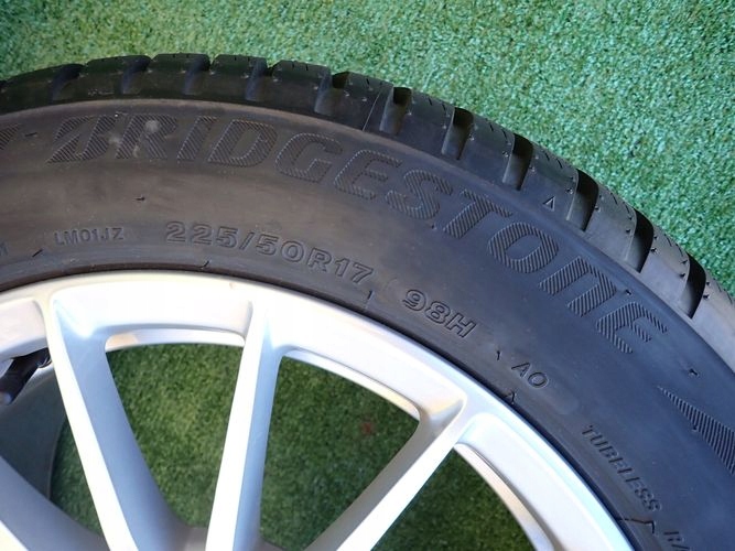AUDI A4 B9 A5 7,5Jx17 ET29 225/50/R17 5×112 KOLESA BRIDGESTONE