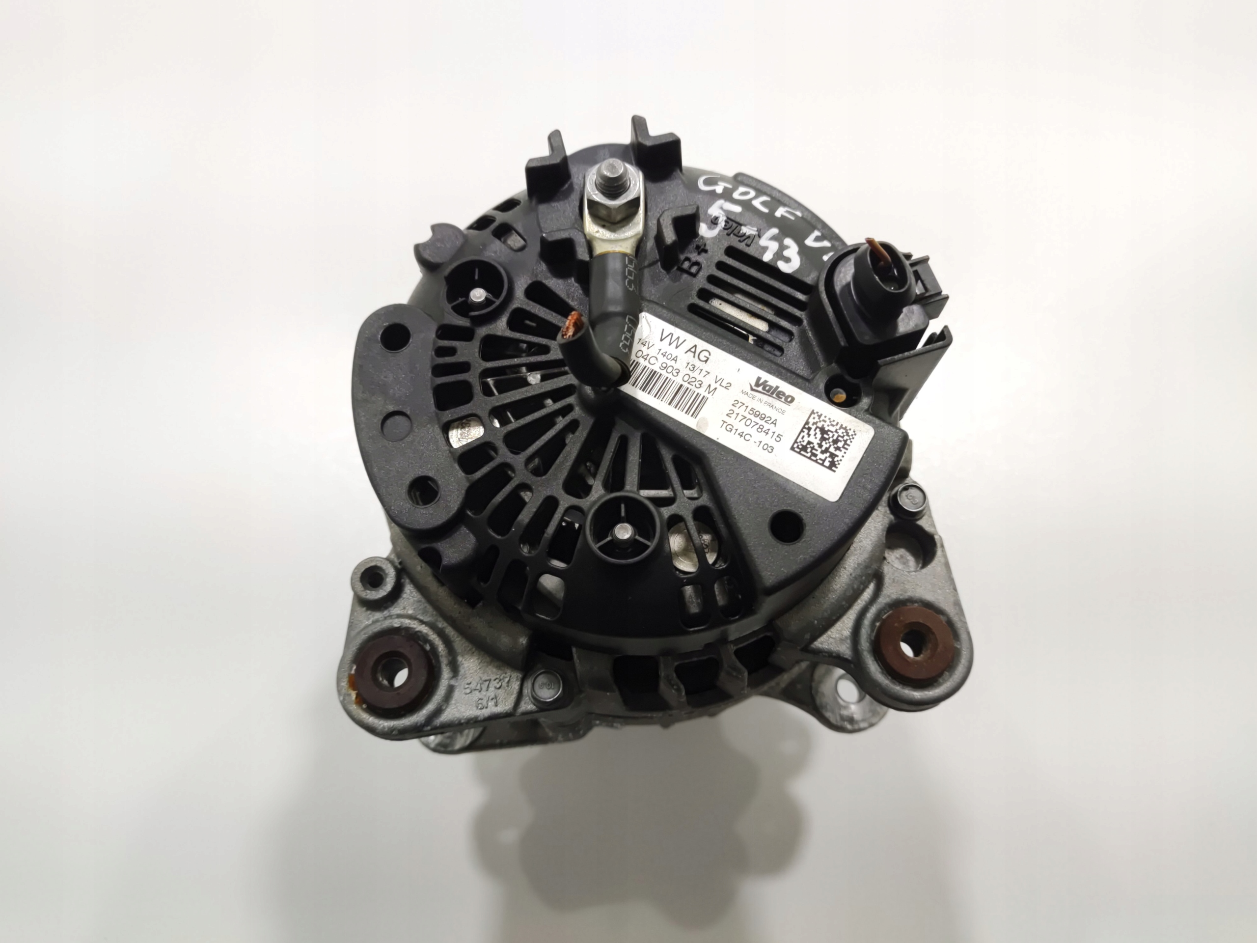ALTERNÁTOR VOLKSWAGEN GOLF VII 1.2 TSI 04C903023M 2012-2016