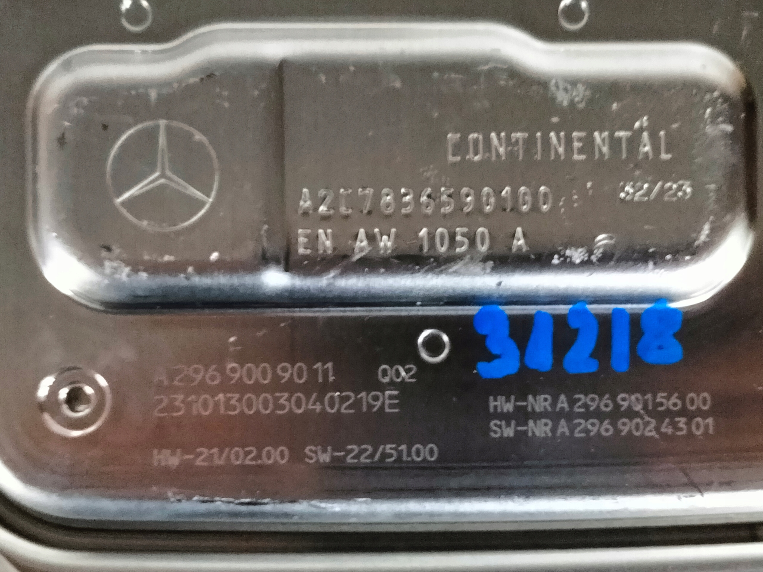 MENIČ NAPÄTIA MODUL LED MERCEDES A2969009011