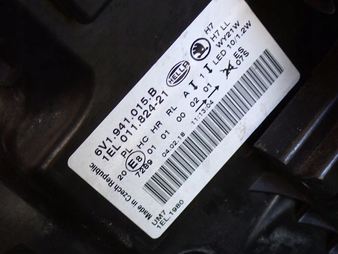 SKODA FABIA III 14-18 LAVE PREDNE SVETLO 6v1941015B