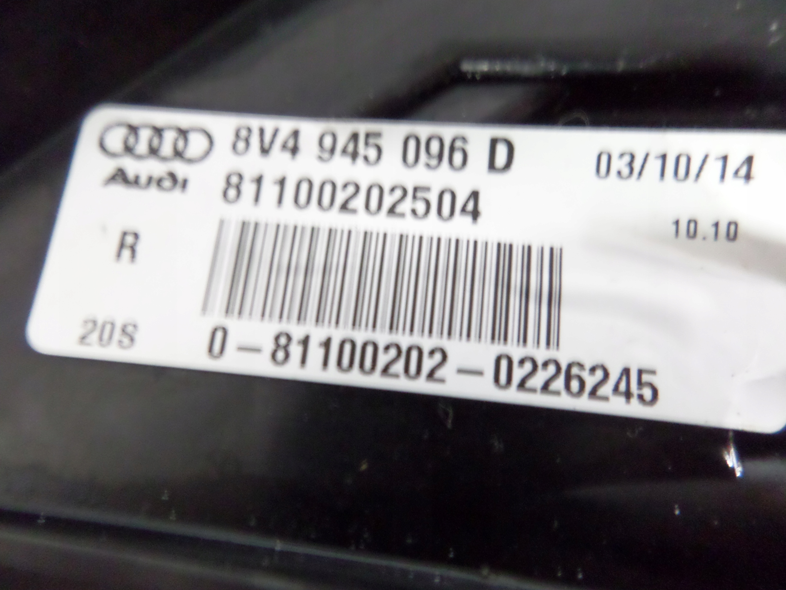 PRAVE ZADNE SVETLO AUDI A3 8V 12- SPORTBACK
