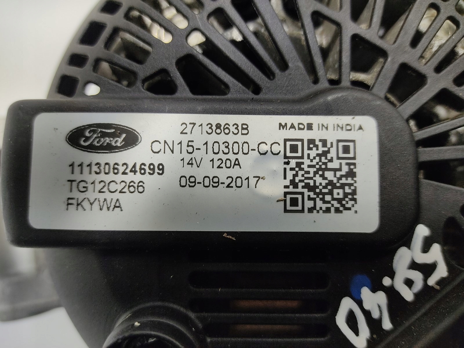 ALTERNÁTOR FORD KA PLUS + 1.2 BENZIN CN15-10300-CC 2015-2018