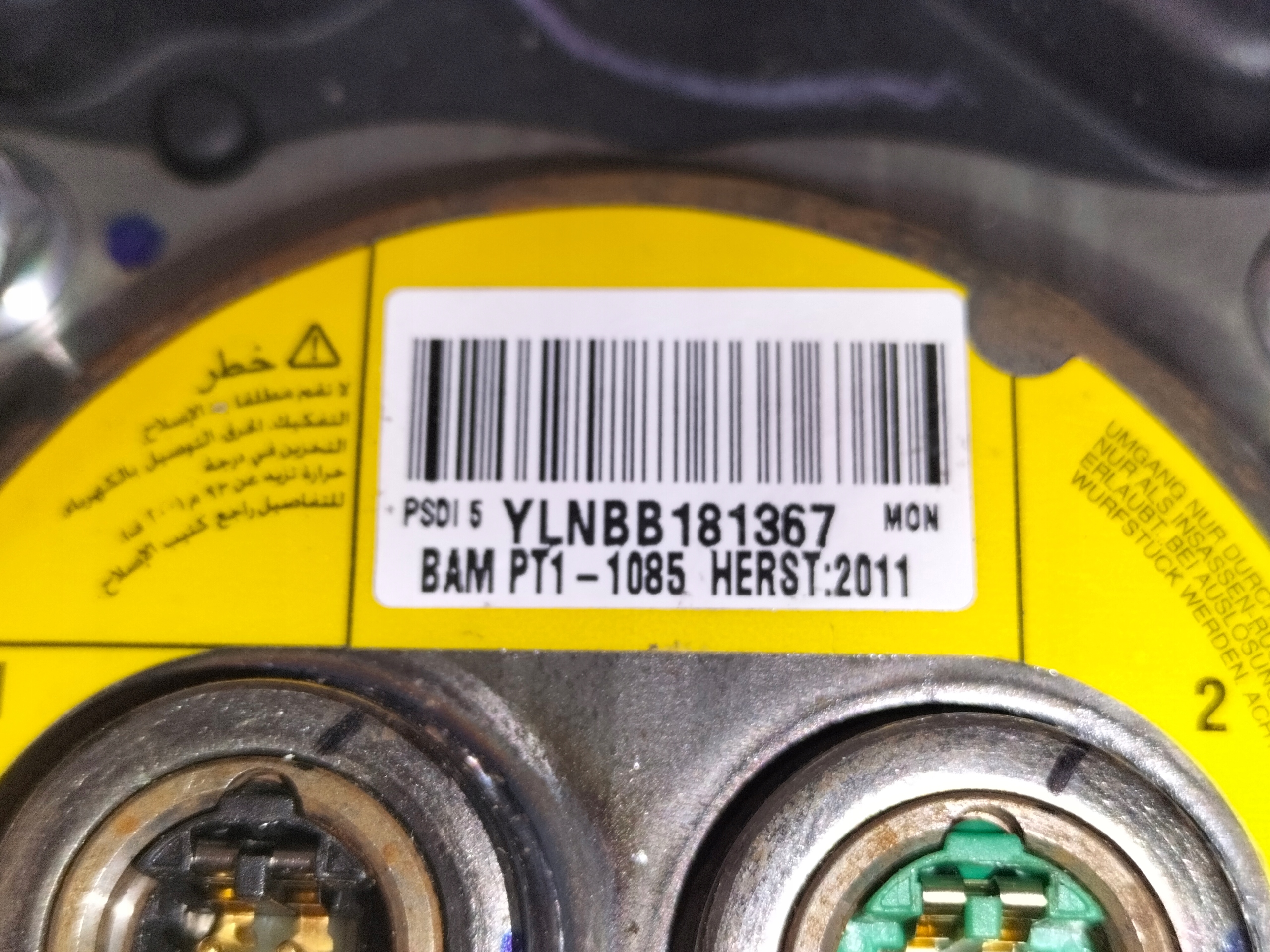 AIRBAG LAVA kierowcy BMW X5 E70 X6 E71 06-