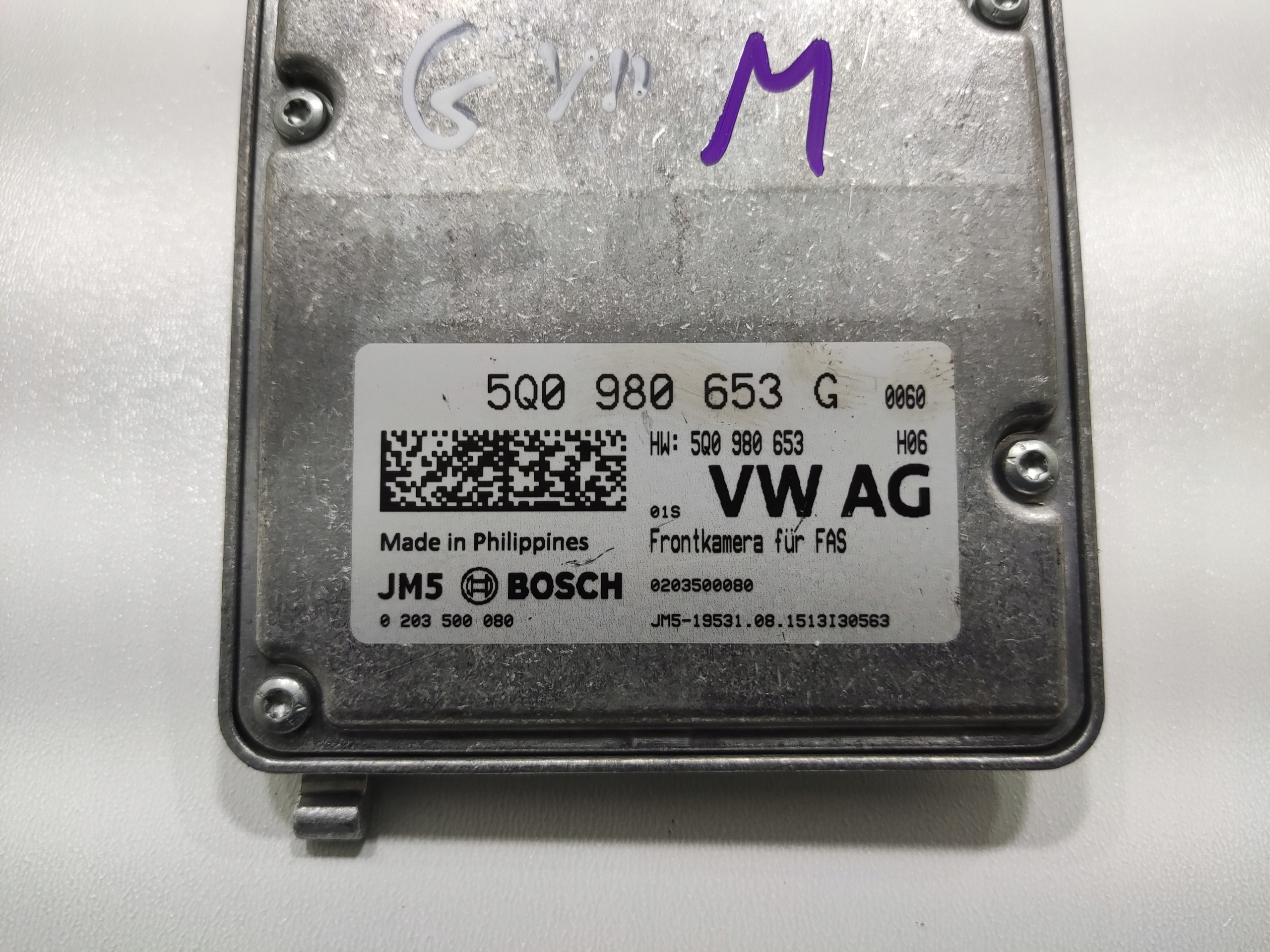 ASISTENT ZMENY JAZDNEHO PRUHU RUCHU VOLKSWAGEN GOLF VII 5Q0980653G 2012-2016