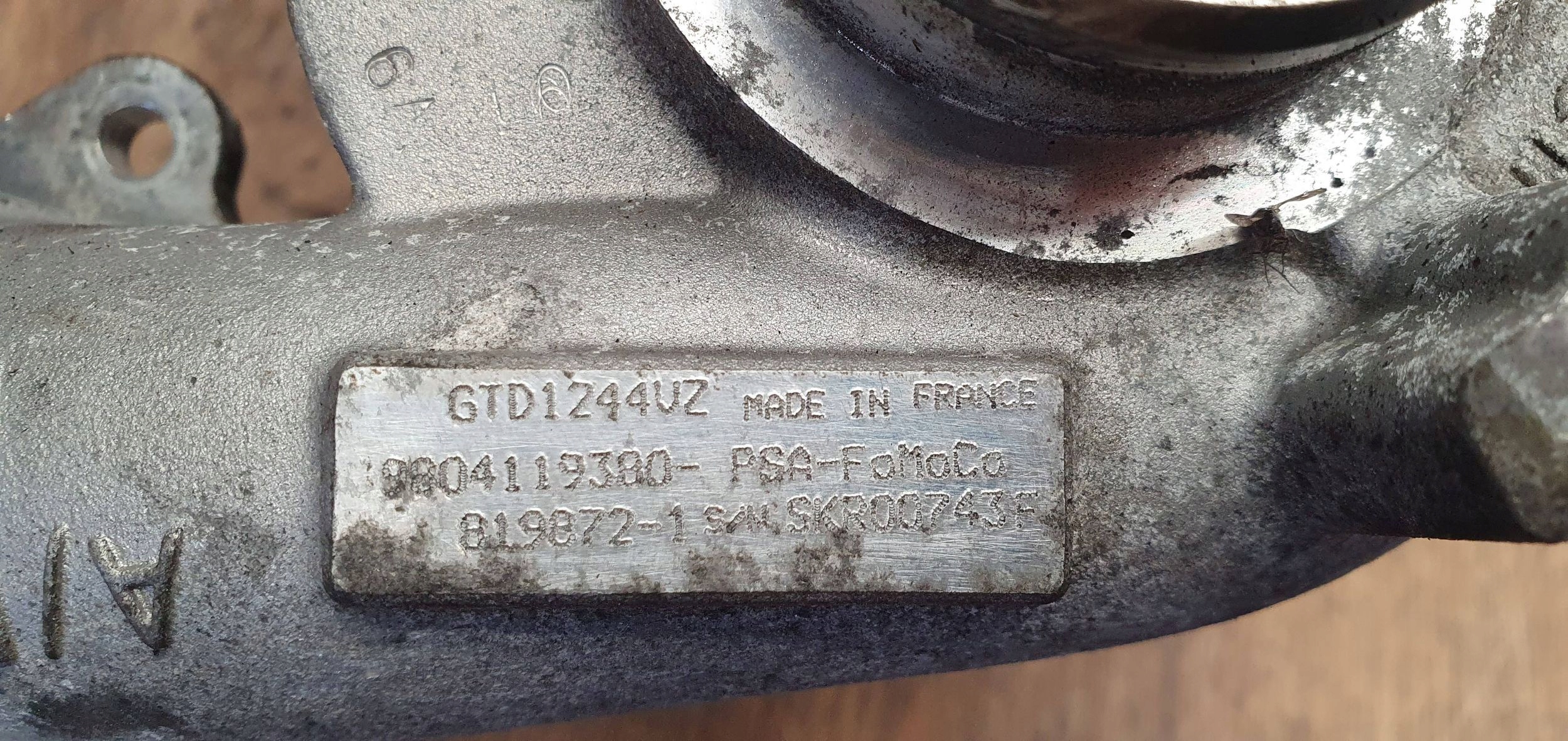 Citroen C4 Grand Picasso 1.6 hdi 9804119380 TURBO