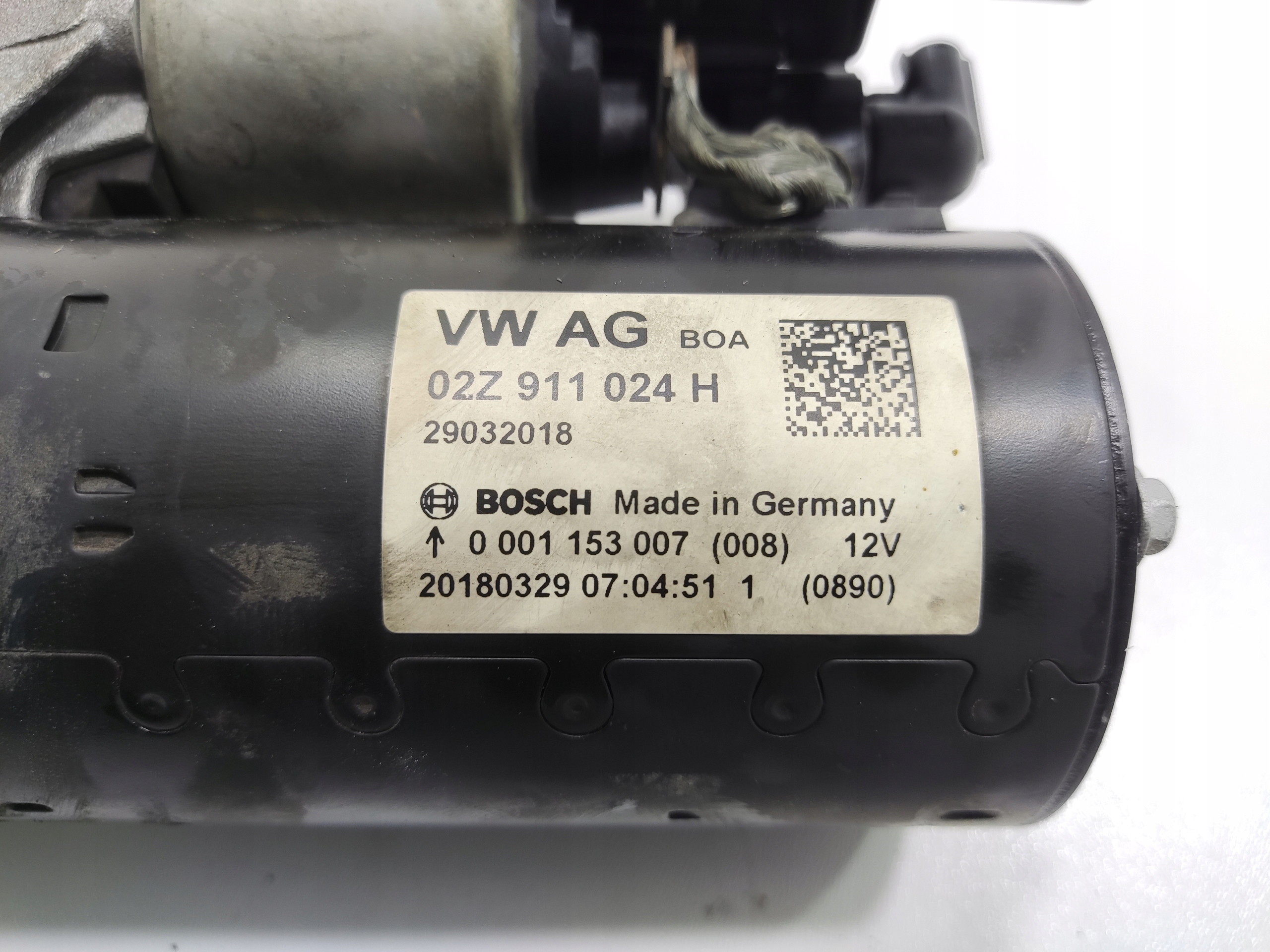 STARTER VOLKSWAGEN CADDY III IV 2K5 2.0 TDI 2015-2019 LIFT 02Z911024H