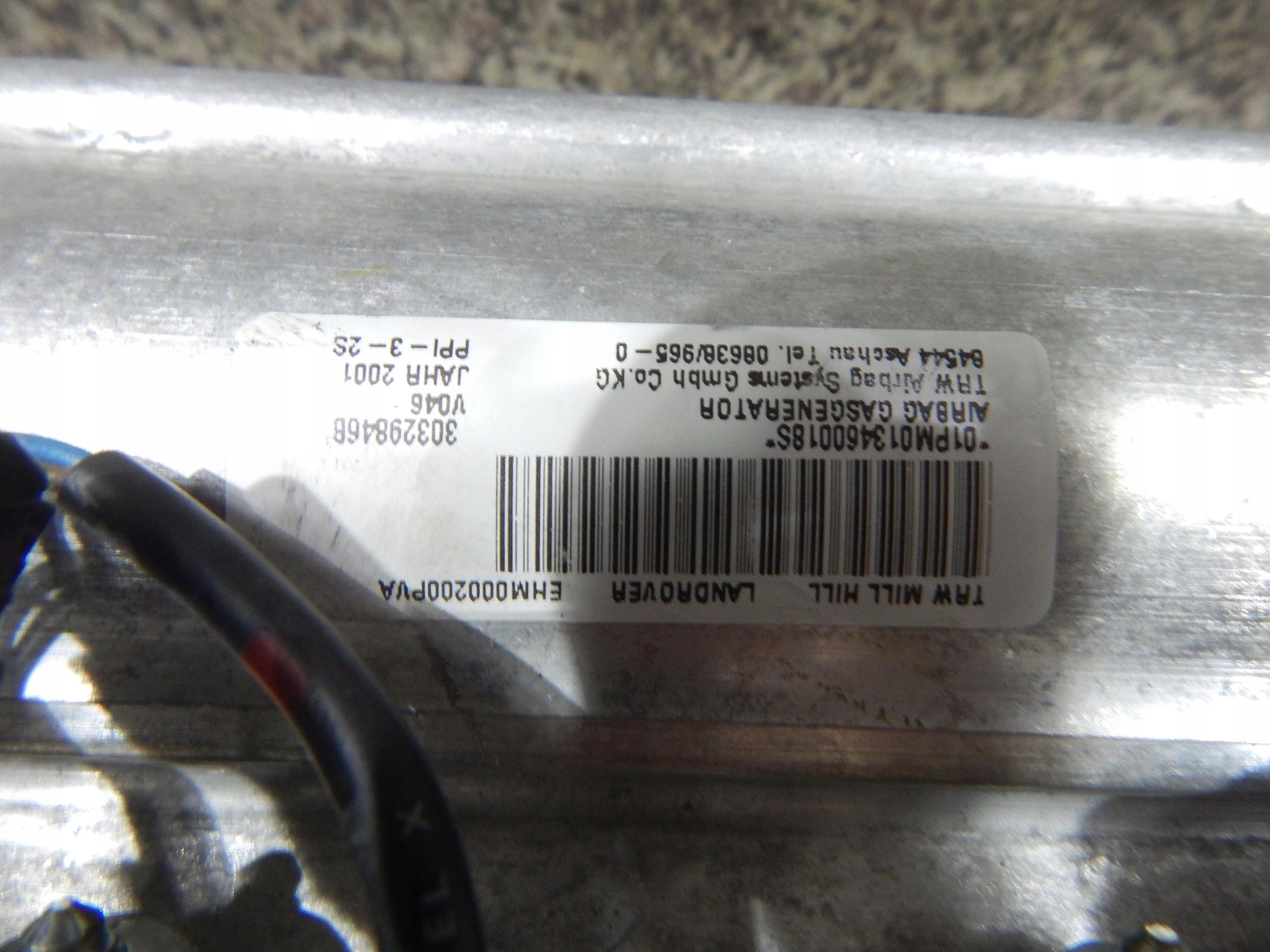 RANGE ROVER VOGUE L322 AIRBAGY BEZPECNOSTNE PASY