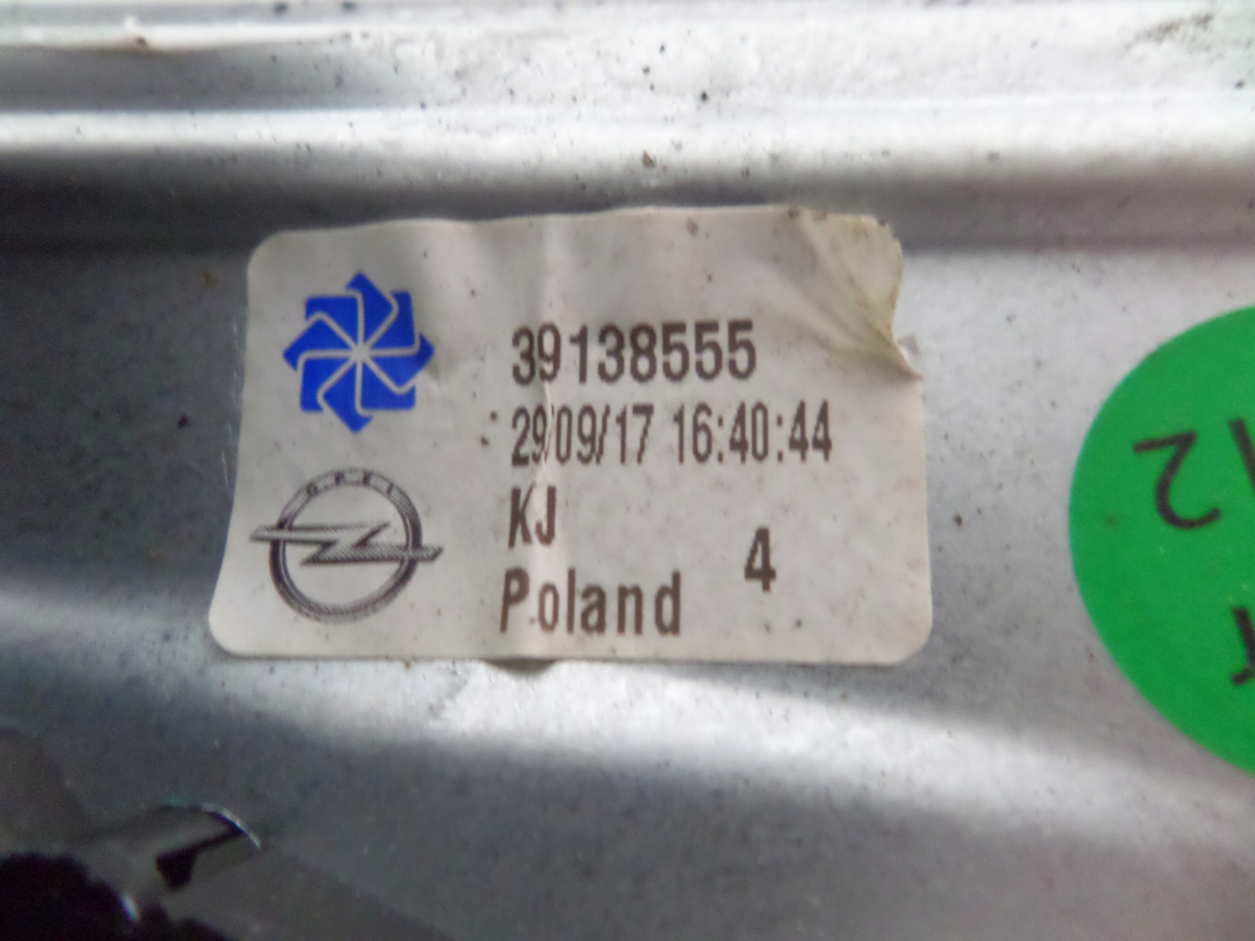LAVE ZADNE STAHOVANIE OKNA OPEL INSIGNIA B 17-