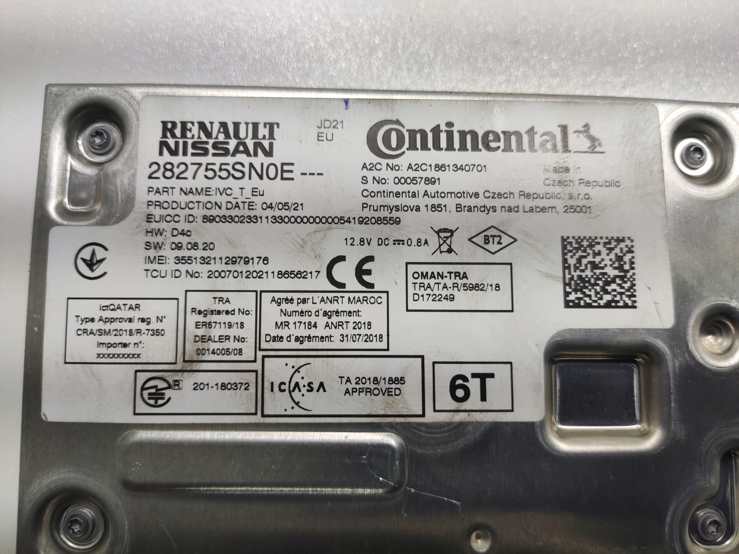 MODUL RIADIACA JEDNOTKA KOMFORTU NISSAN NAVARA IV D23 NP300 282755SN0E 2015-2022