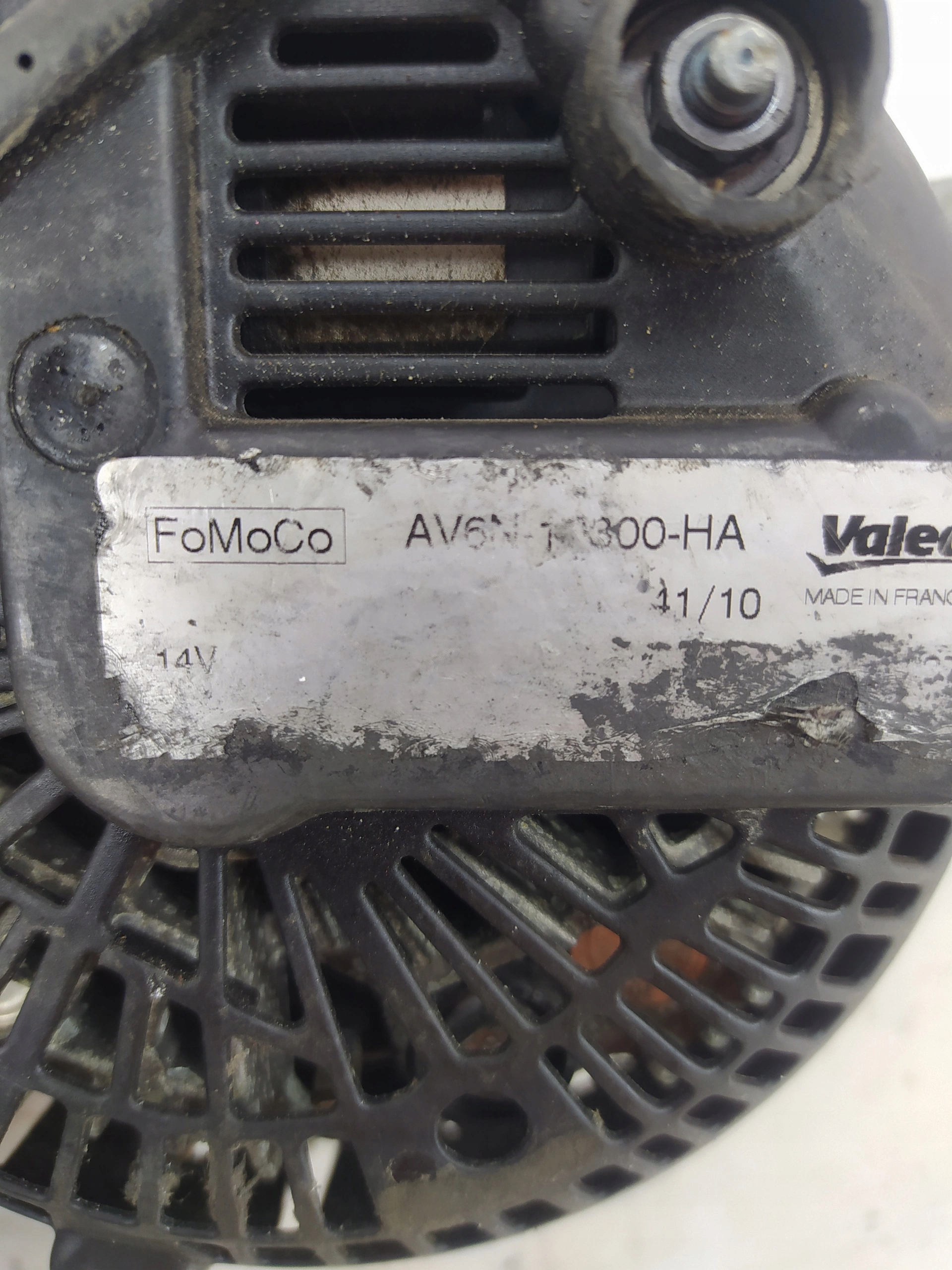 FORD FIESTA MK7 1.2 ALTERNÁTOR AV6N-10300-HA