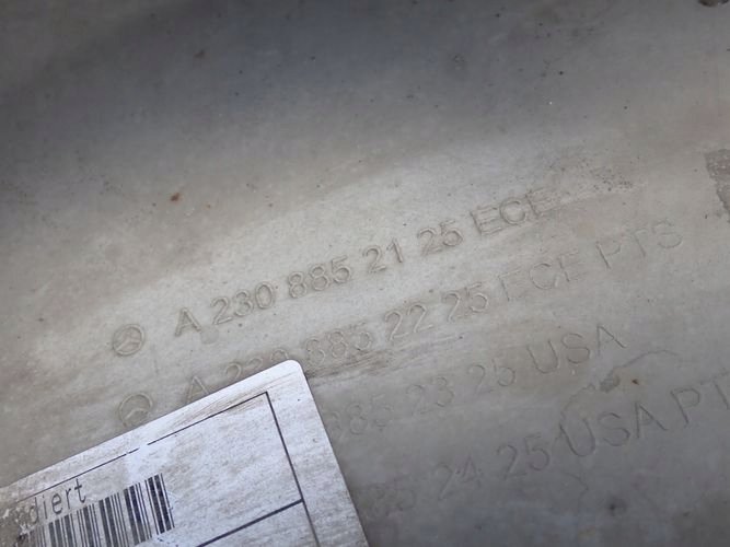 MERCEDES W230 230 SL LIFT 06- PREDNÝ NÁRAZNÍK