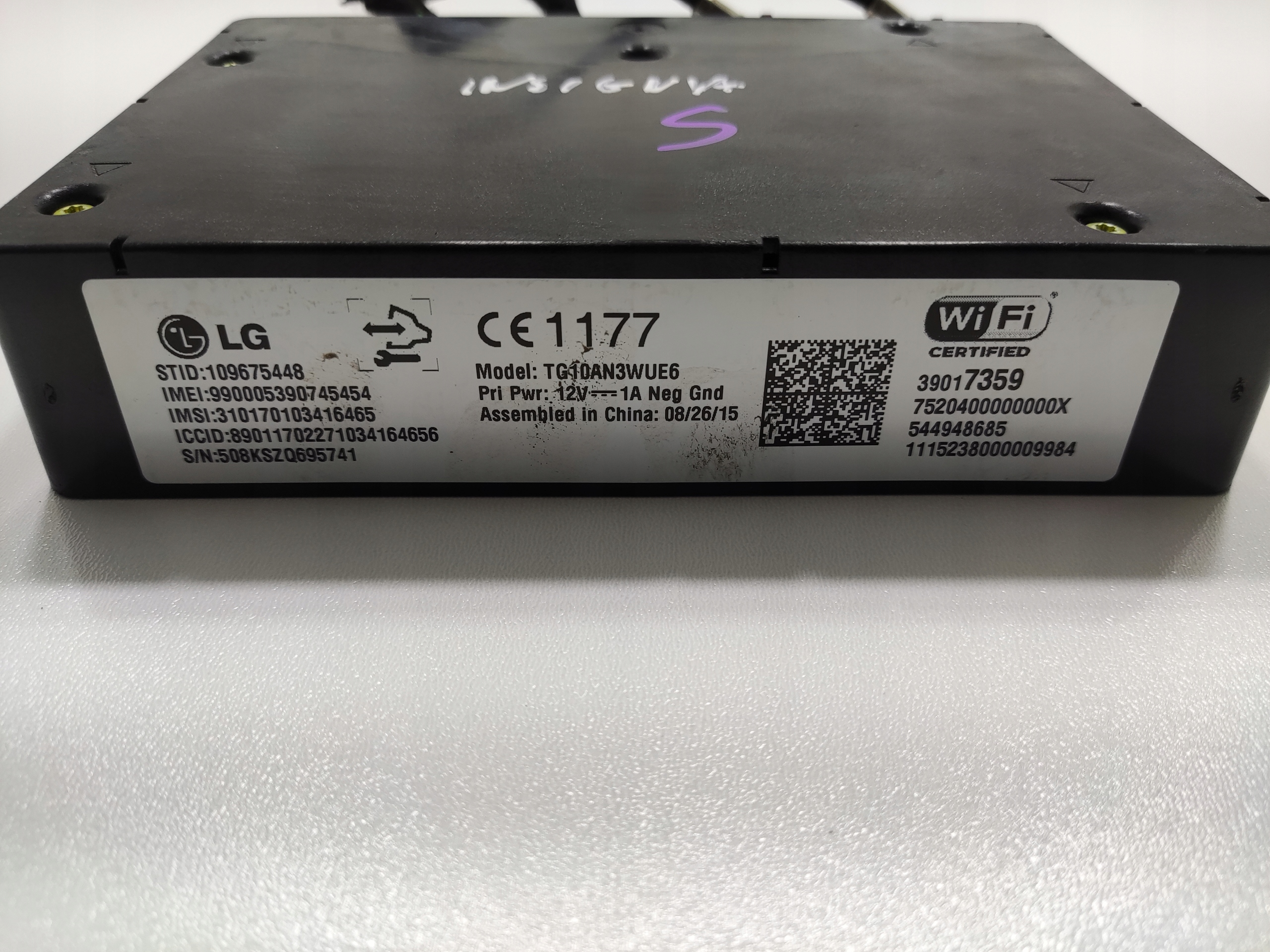 MODUL RIADIACA JEDNOTKA WI-FI OPEL INSIGNIA I A 2013-2017 LIFT 39017359