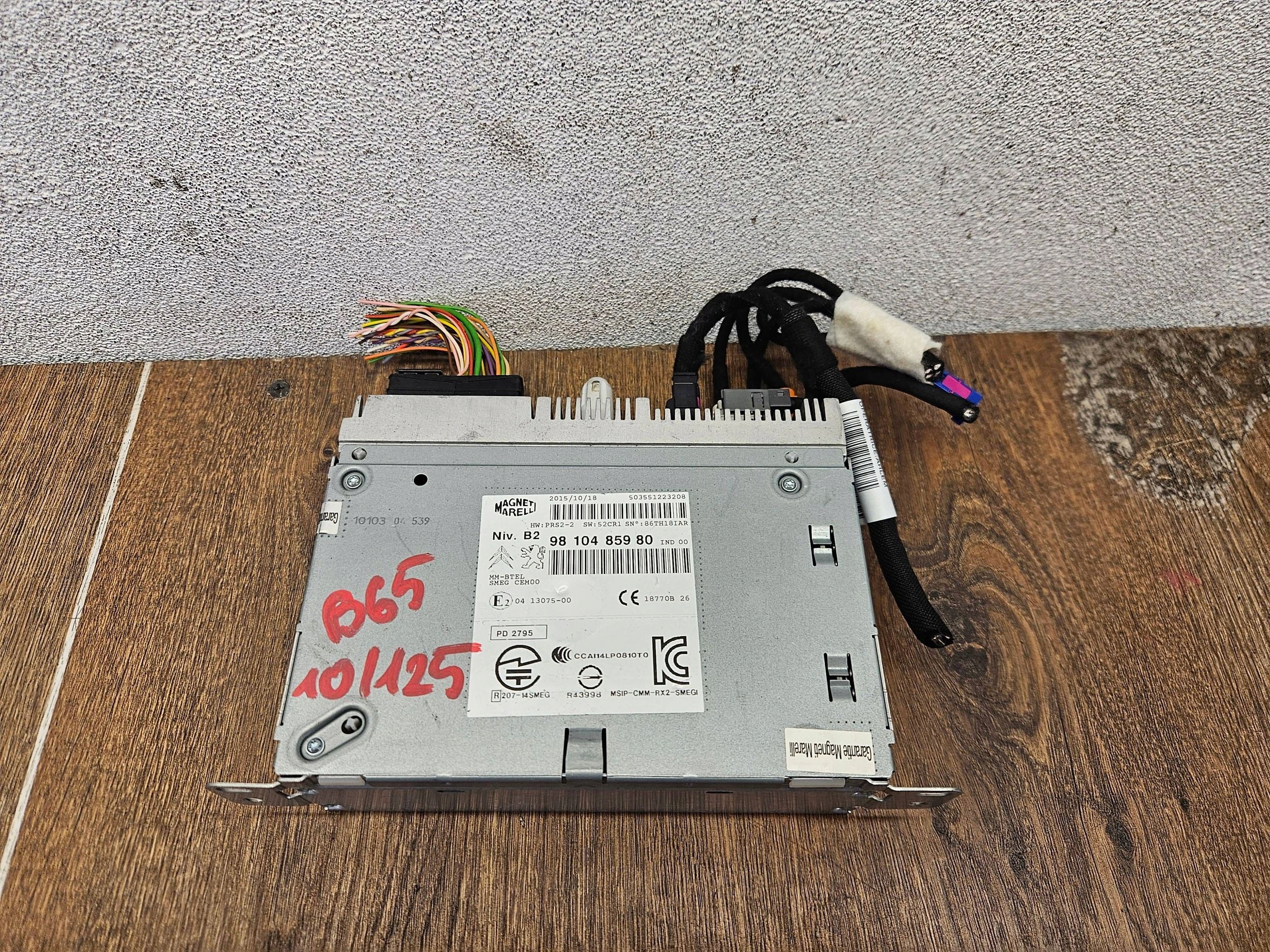 Citroen C4 Grand Picasso II 9810485980 RADIO