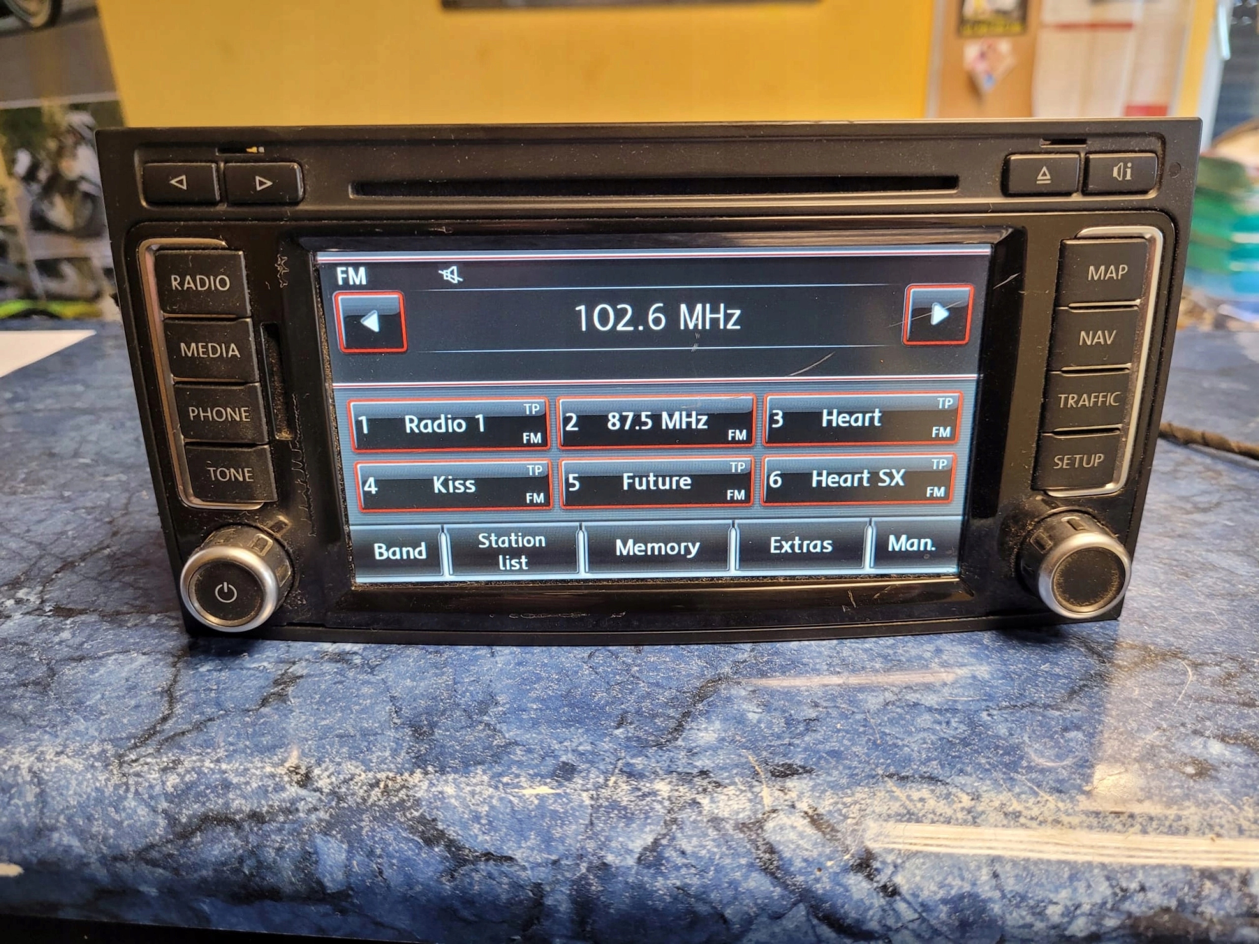 VW TOUAREG I T5 RADIO NAVIGACIA 7L6035680