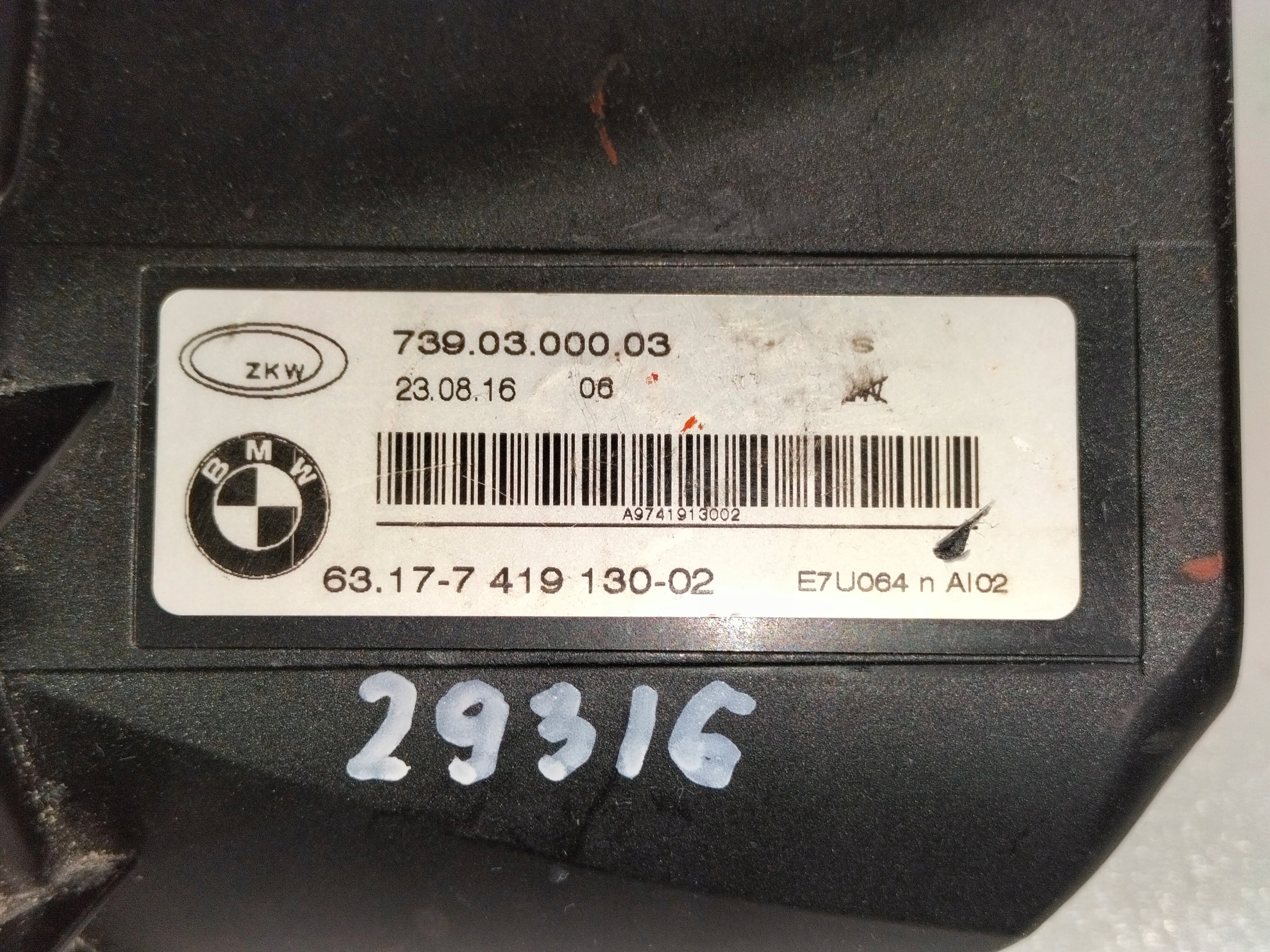 PRAVA HMLOVKA BMW X5 F15 X6 F16 13- LED