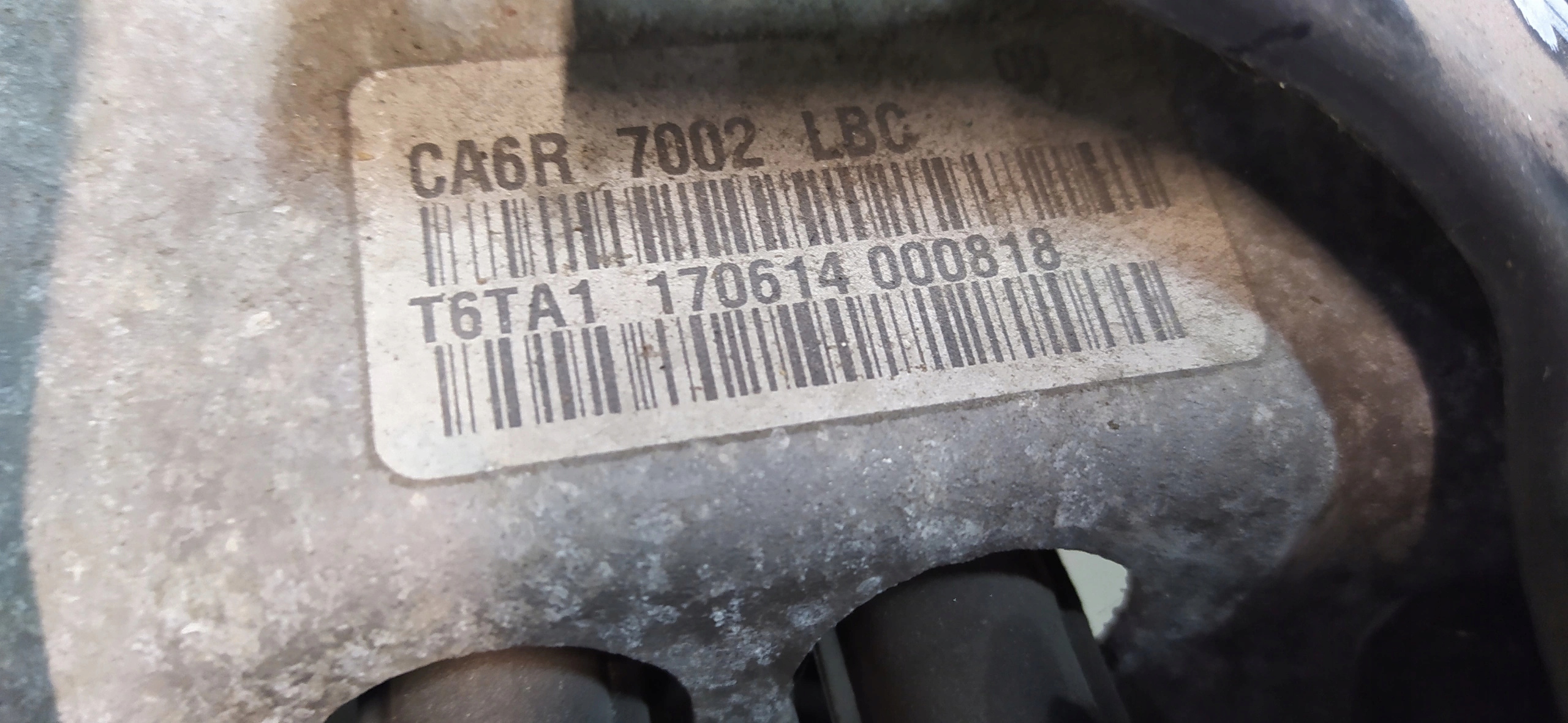 FORD FIESTA MK7 1.0 ECOBOOST PREVODOVKA CA6R7002LBC