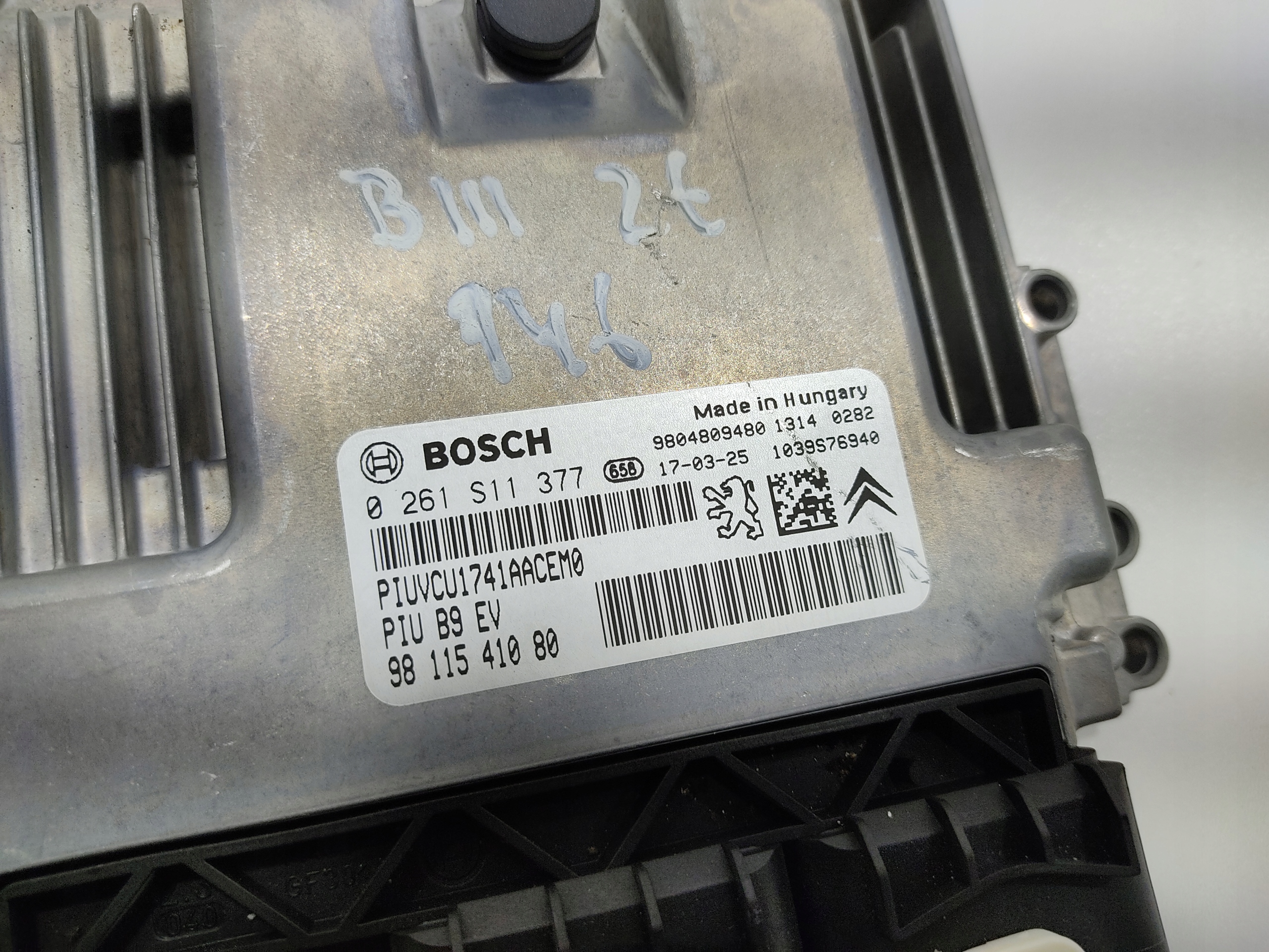 RIADIACA JEDNOTKA E-PARTNER E-BERLINGO III ELECTRIC 9811541080 0261S11377 2012-2018