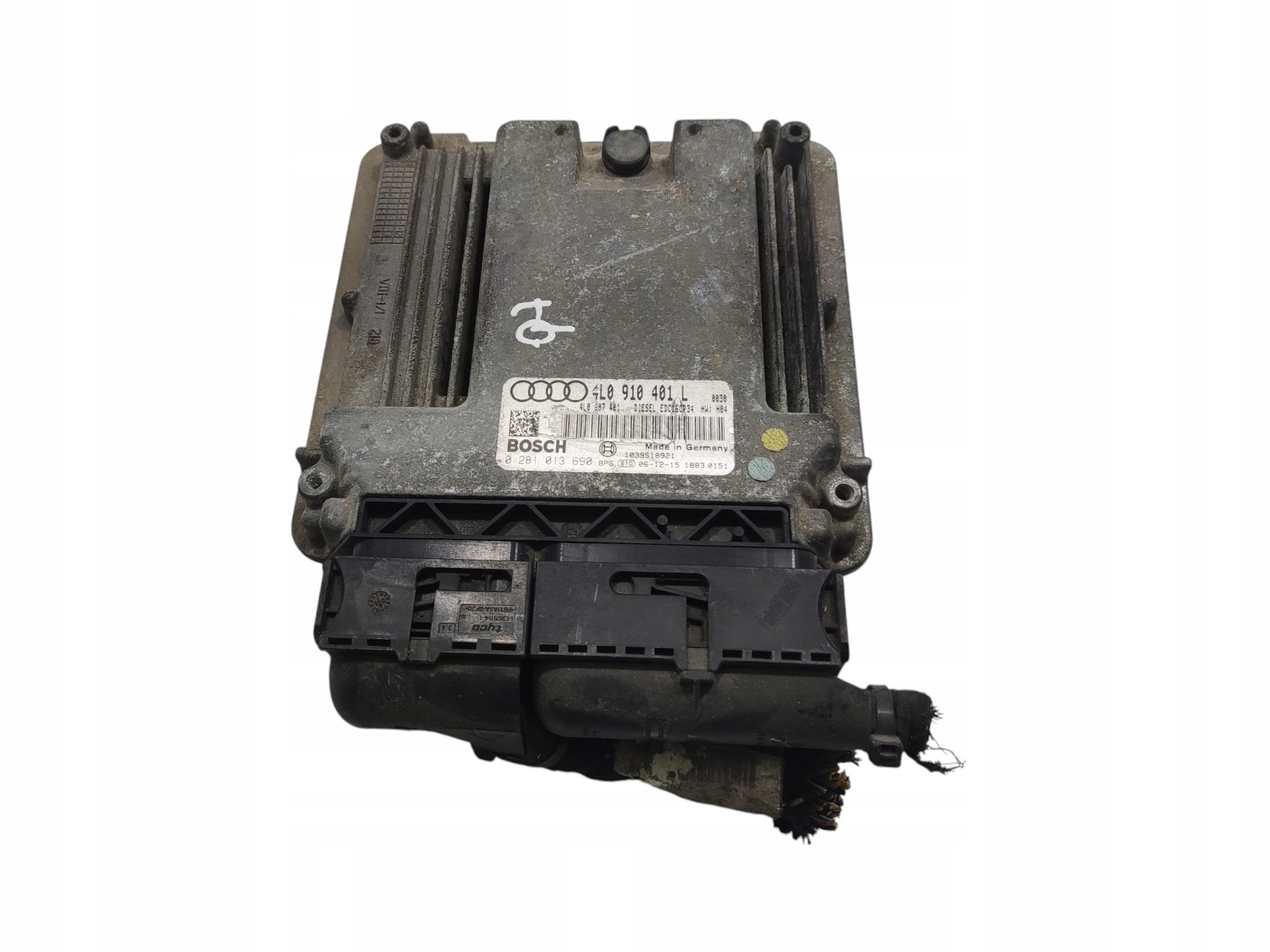 RIADIACA JEDNOTKA MOTORA AUDI Q7 I 4L 3.0 TDI 4L0910401L 0281013690 05-09