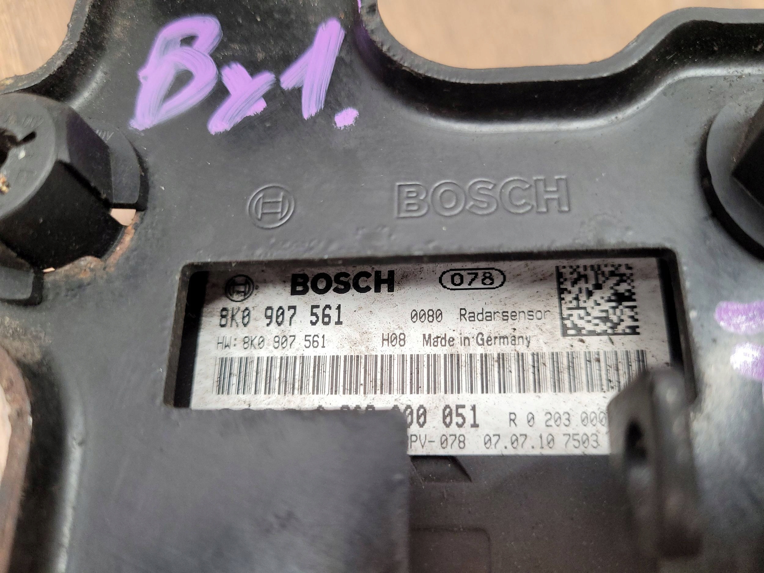 Audi A4 S4 B8 8K 8K0907561 RADAR AKTÍVNY TEMPOMAT