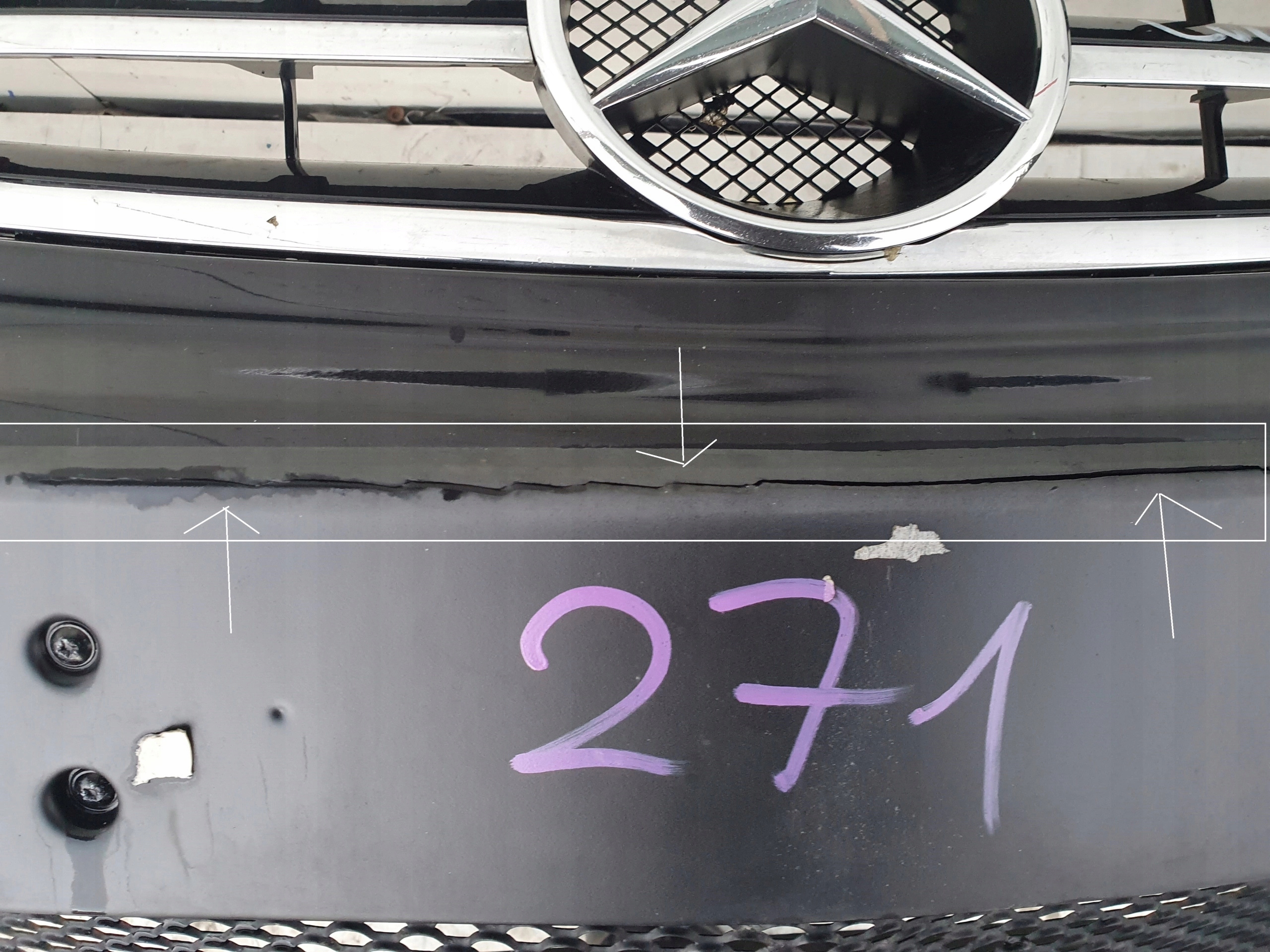 MERCEDES W 209 CLK AMG PREDNÝ NÁRAZNÍK