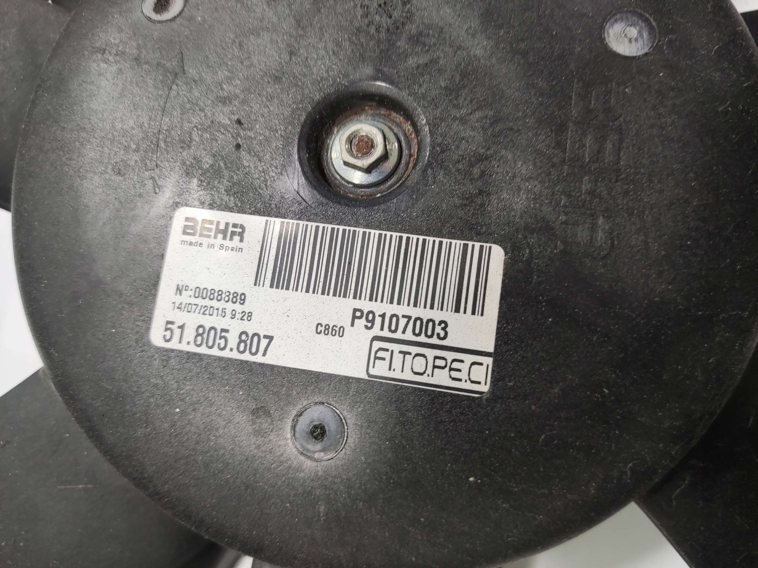 VENTILATOR CHLADICA NEMO BIPPER FIORINO 1.3 MJET 52017914 52018403