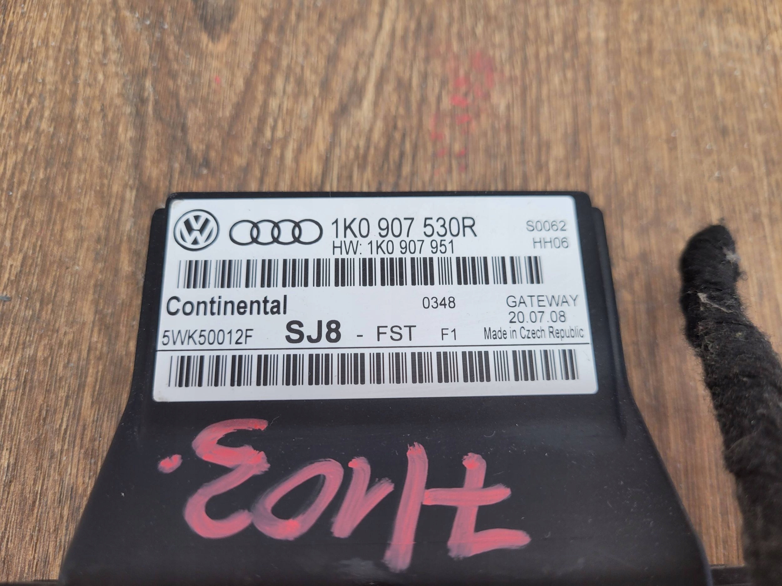 Audi A3 S3 8P 1K0907530B MODUL KOMFORTU