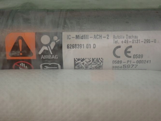 OPEL CORSA E 5d STRESNY AIRBAG  LAVA 6268391-01d