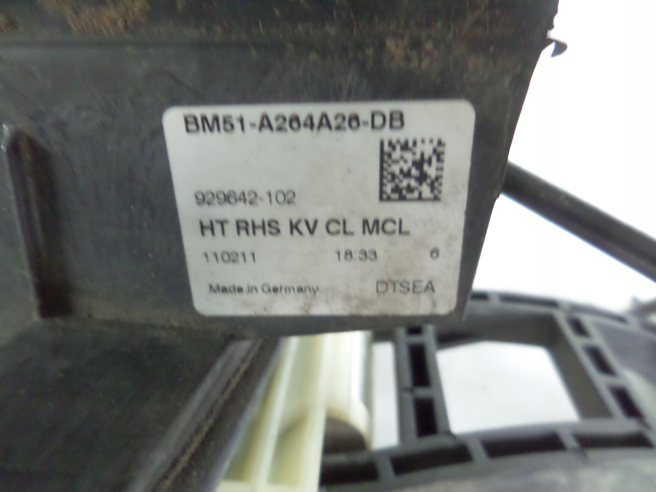 ZAMOK PRAVYCH ZADNYCH DVERI FORD FOCUS MK3 11-