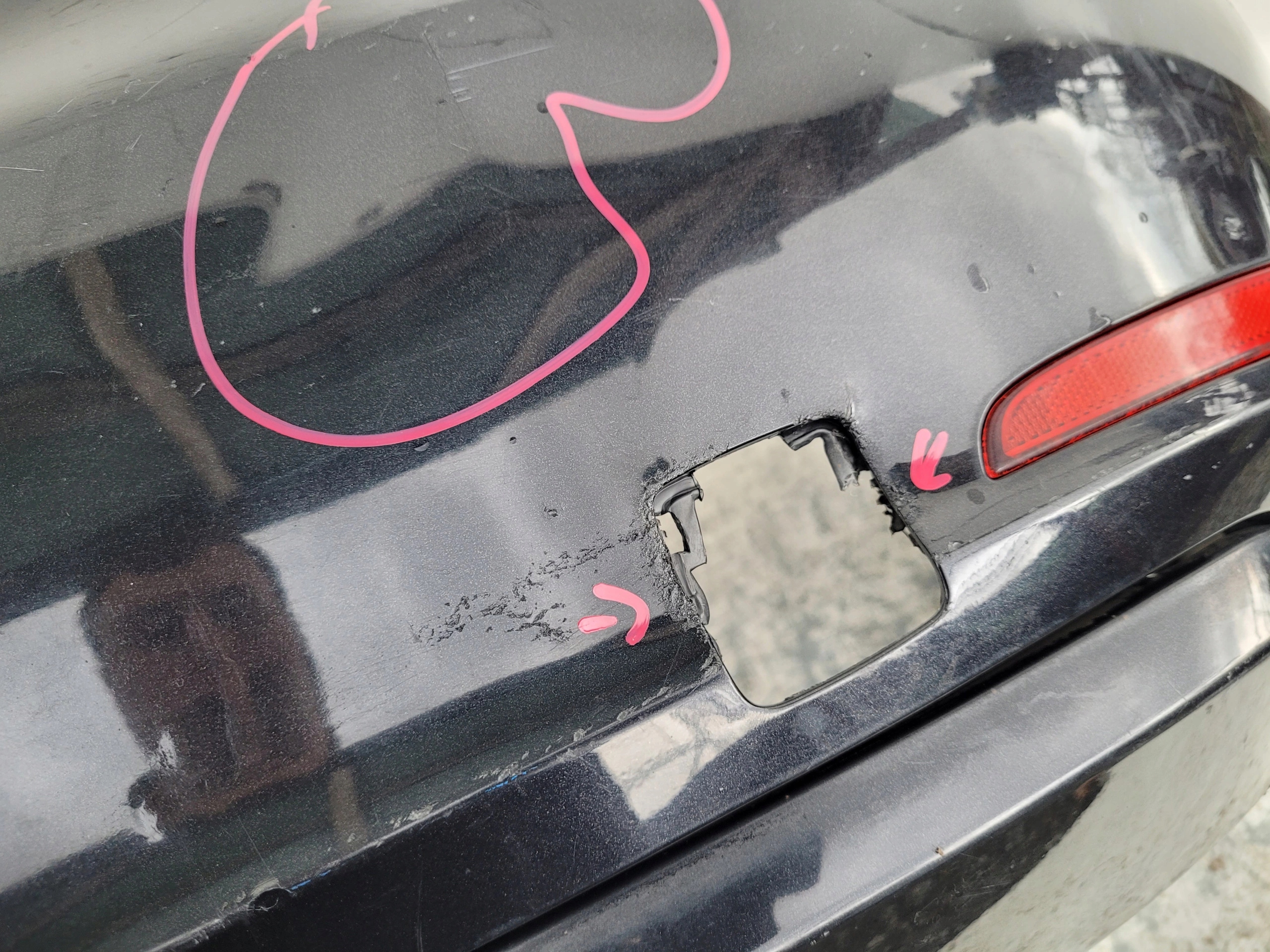 SKODA SUPERB II LIFT SEDAN ZADNÝ NÁRAZNÍK